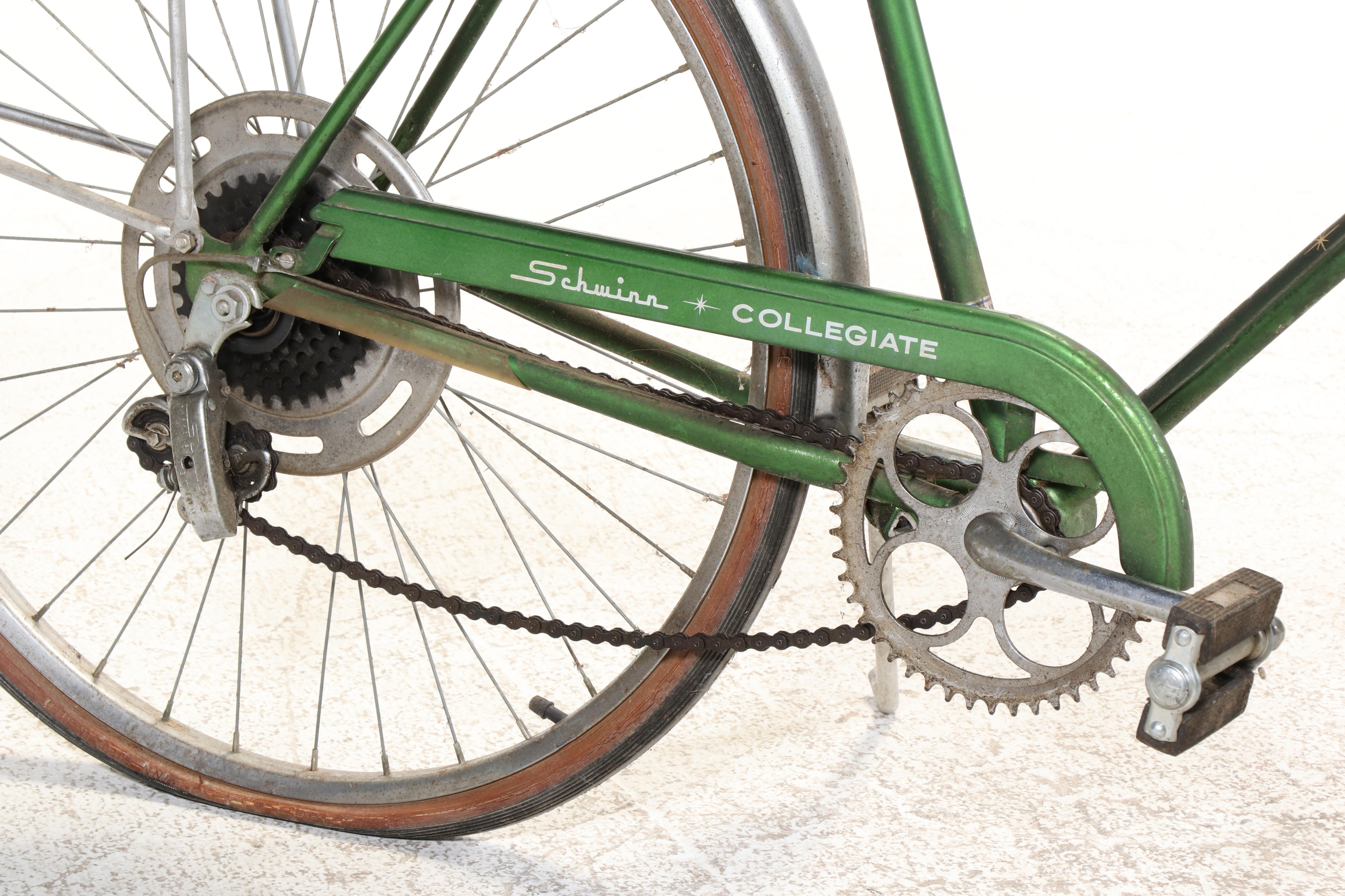 Schwinn Collegiate Green Bicycle, 1970s