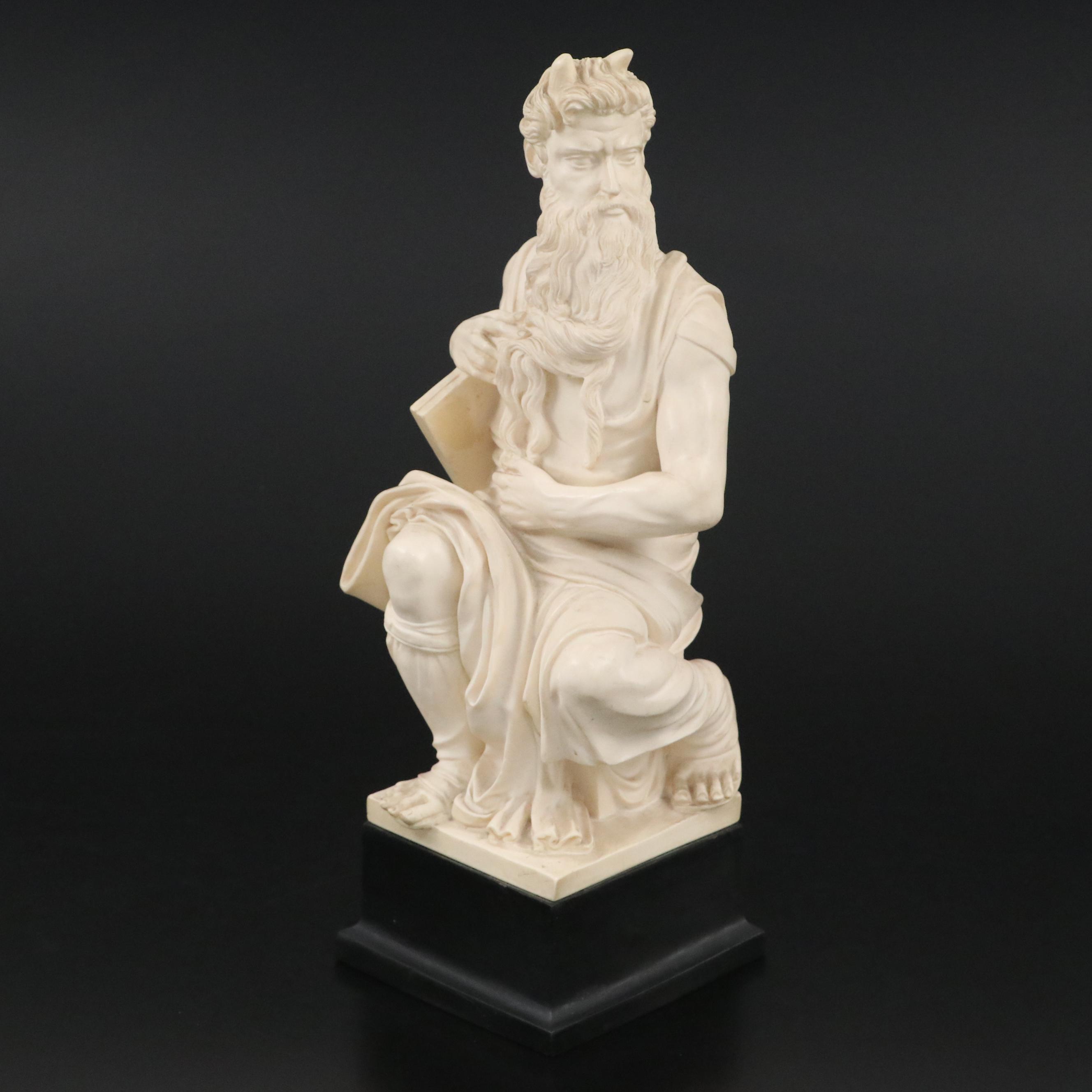 Resin Figurine "Moses" After Michelangelo
