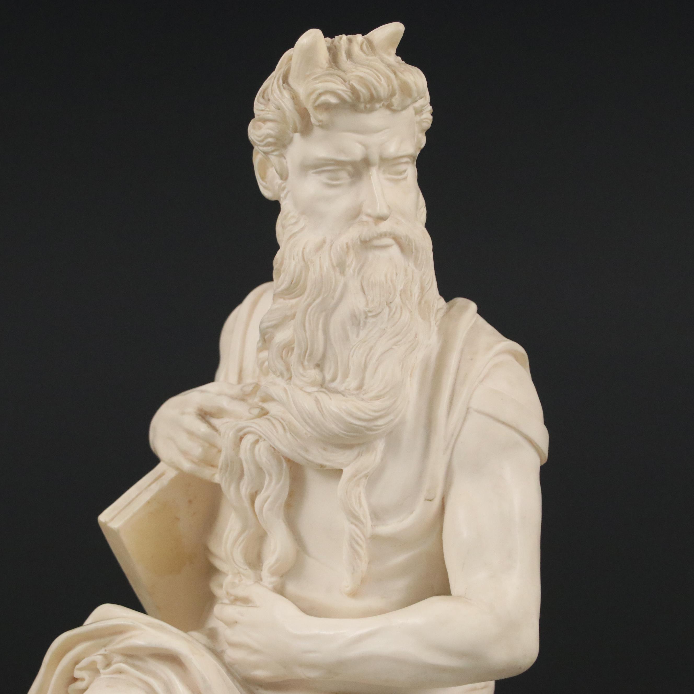 Resin Figurine "Moses" After Michelangelo