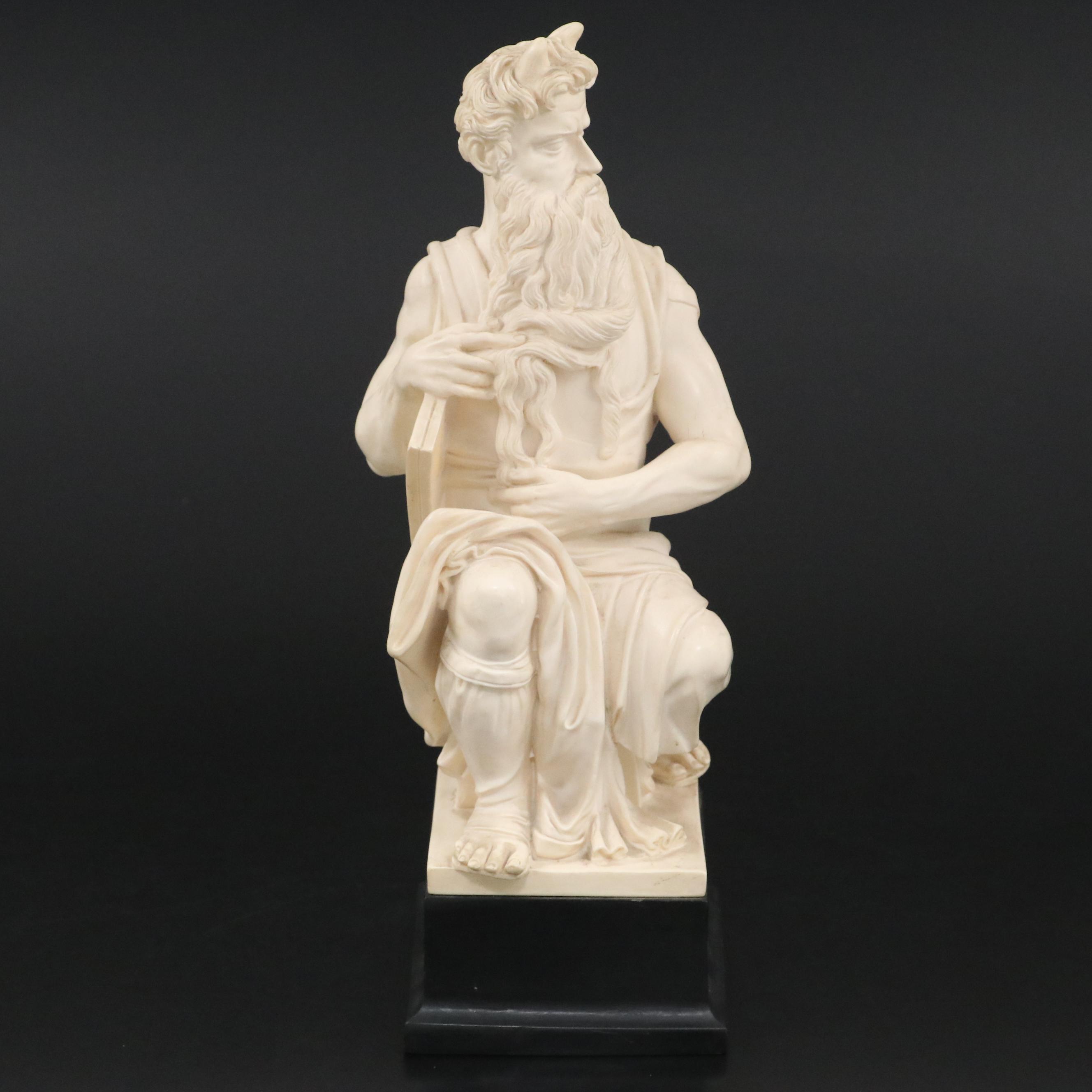 Resin Figurine "Moses" After Michelangelo