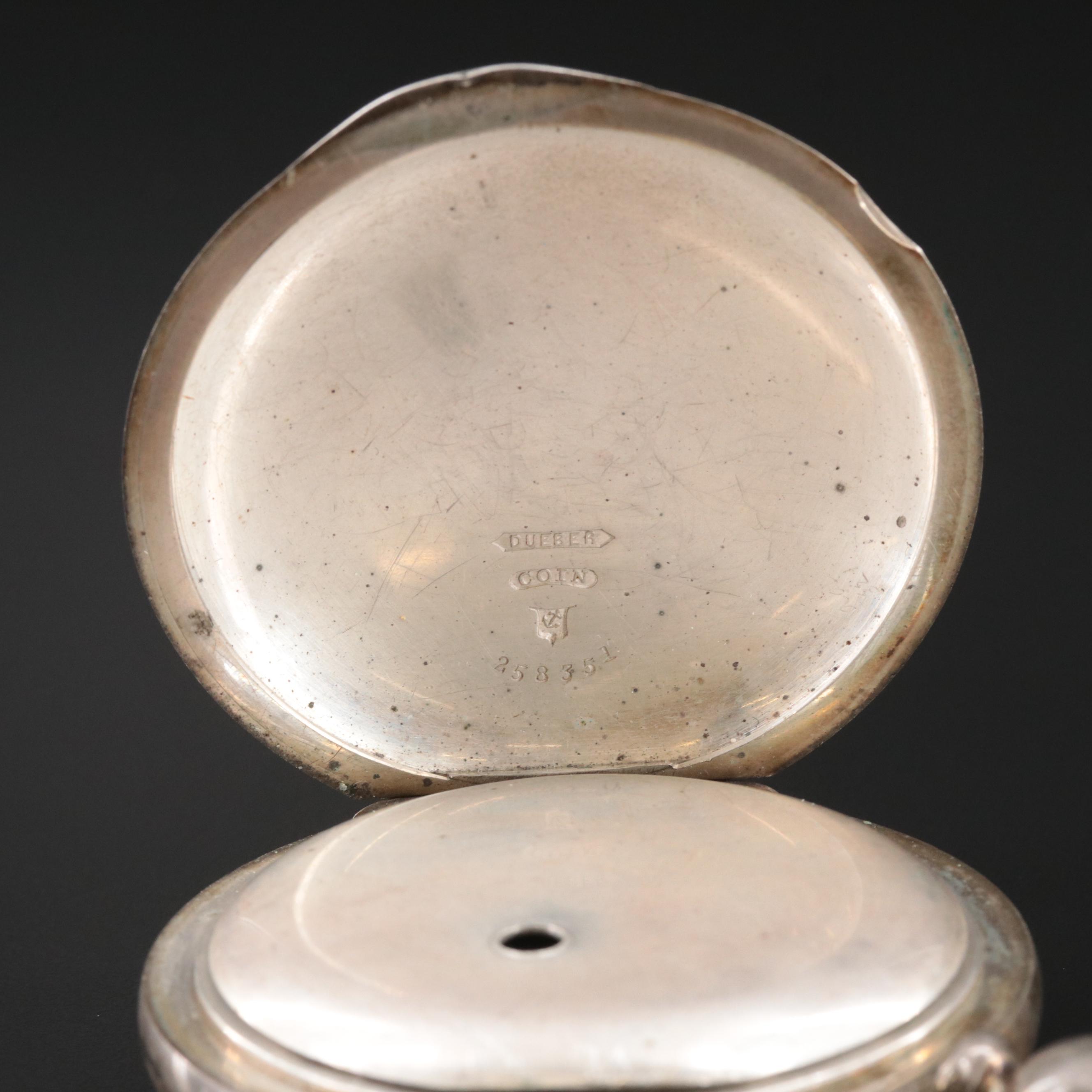 1883 Elgin National Watch Co. Coin Silver Key Wind and Set Pocket Watch