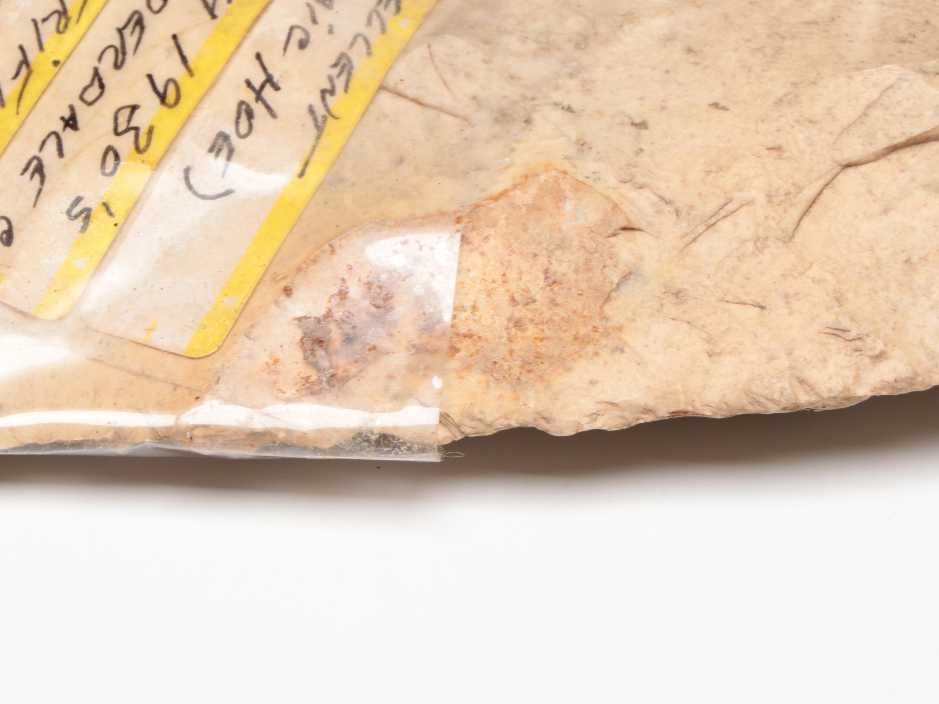 Woodland Period Mill Creek Chert Hoe, 2500 BP