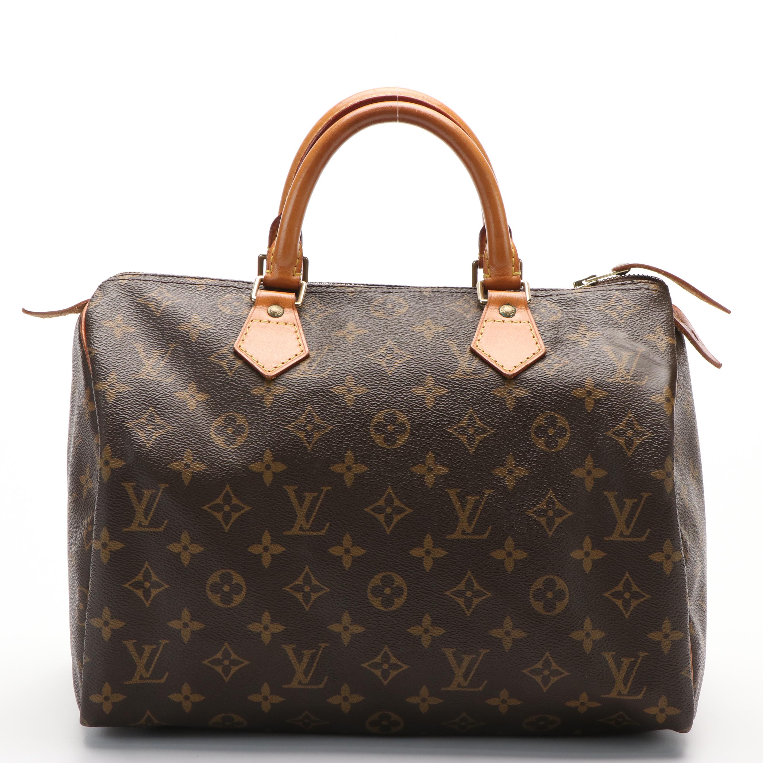 Louis Vuitton Speedy 30 Boston Bag in Monogram Canvas