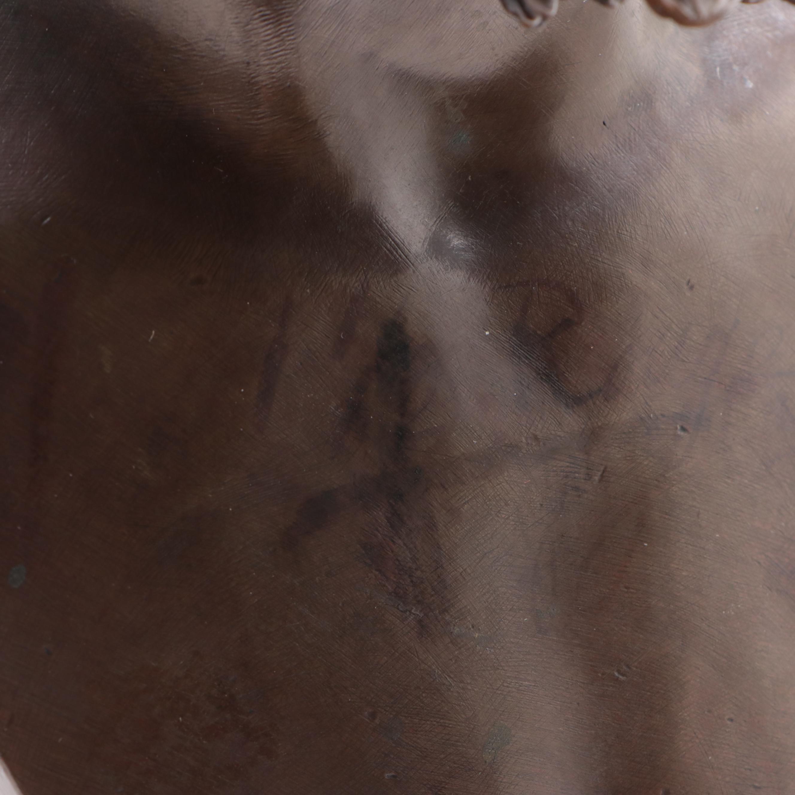 Bronze Bust of Roman Emperor Lucius Verus