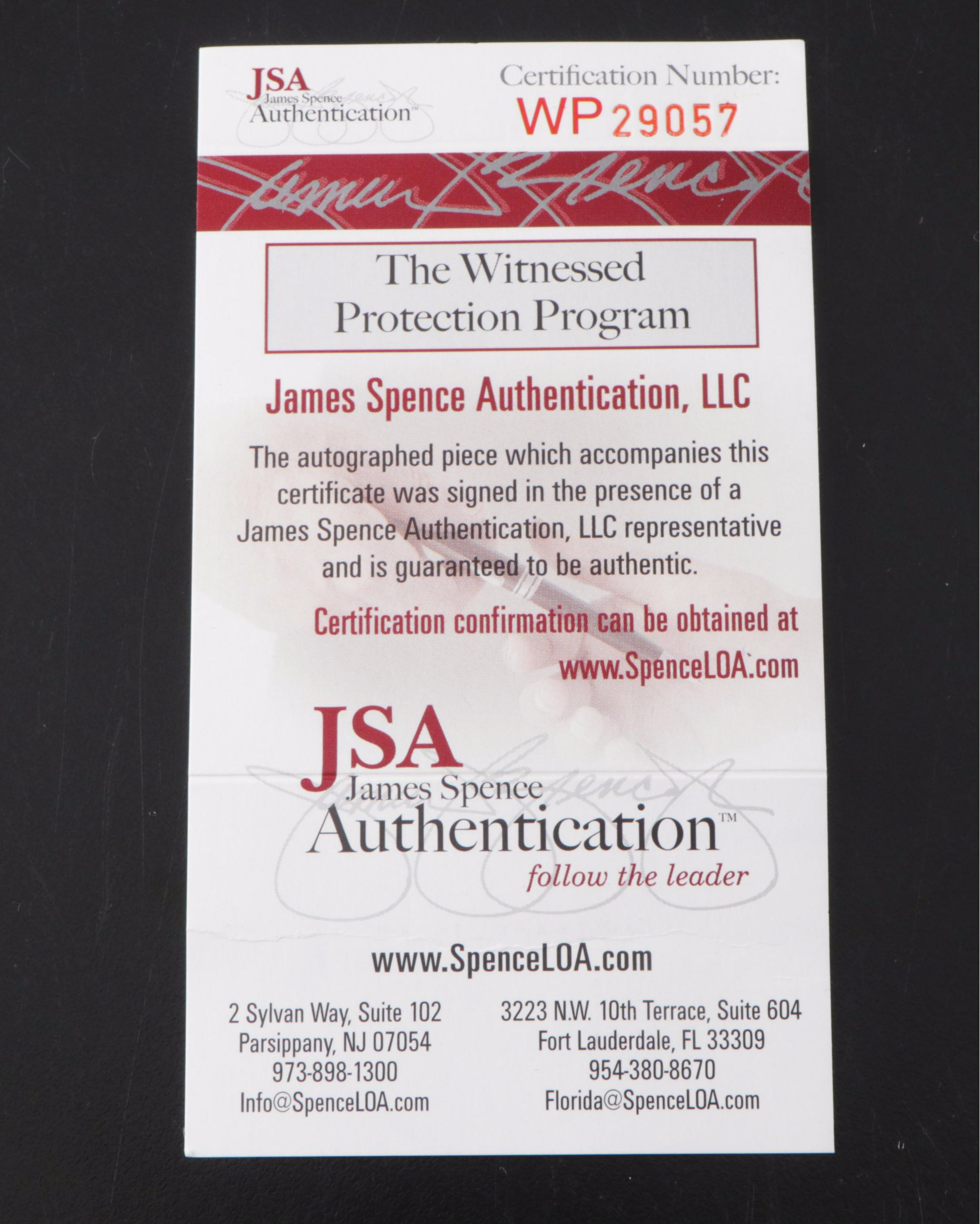 Boomer Esiason Signed Cincinnati Bengals Football Jersey