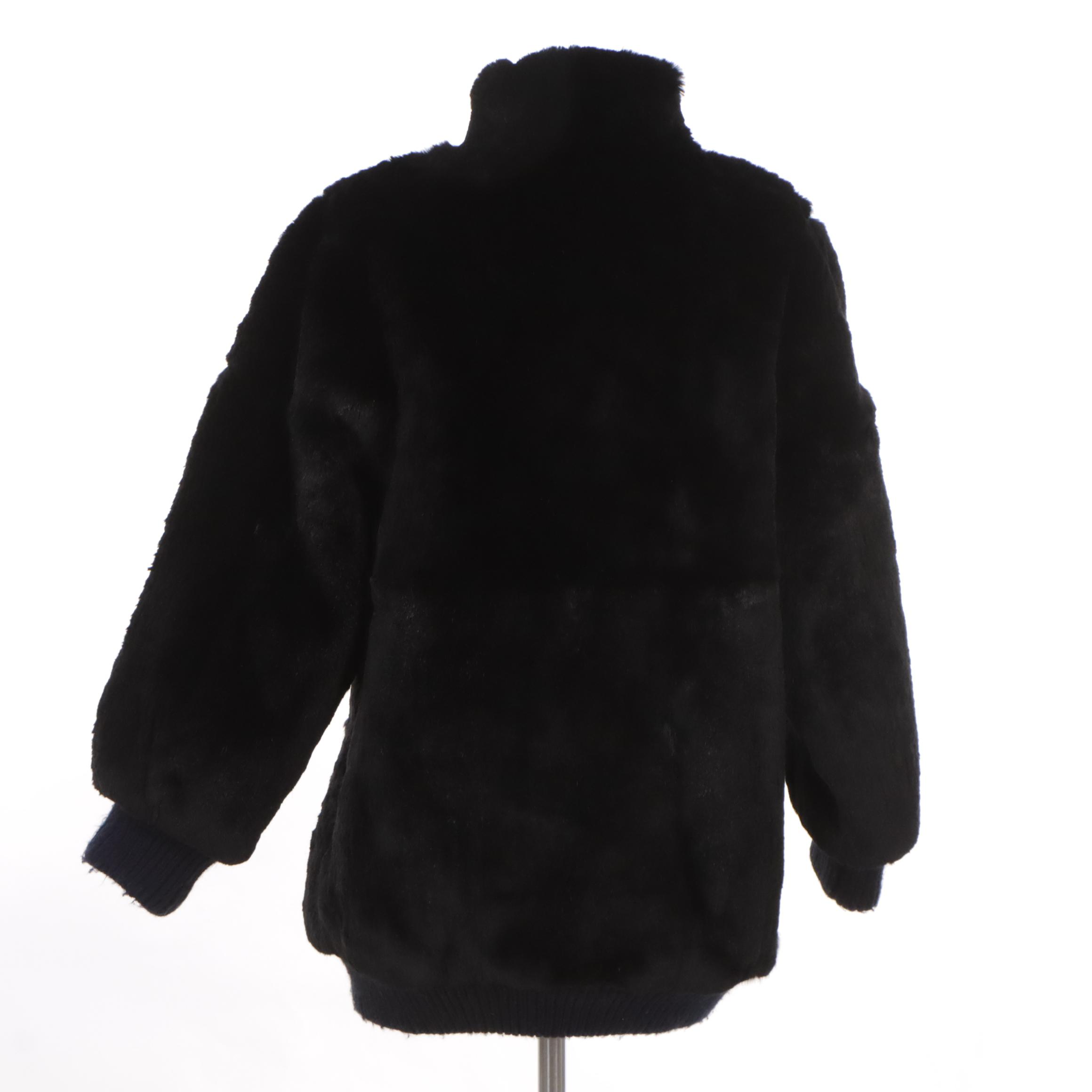 Scandinavian Fur Company Sheared Rabbit Fur Coat