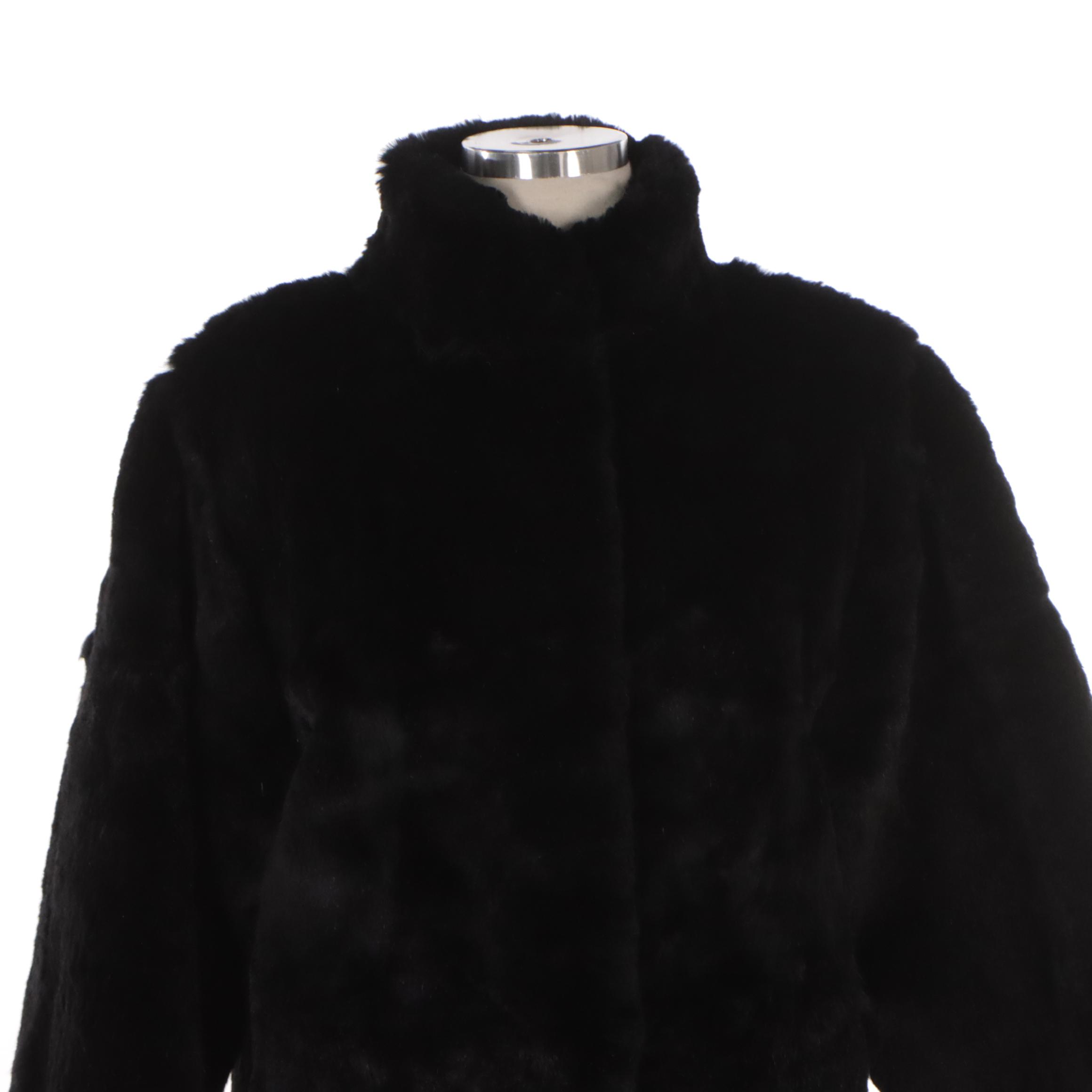 Scandinavian Fur Company Sheared Rabbit Fur Coat