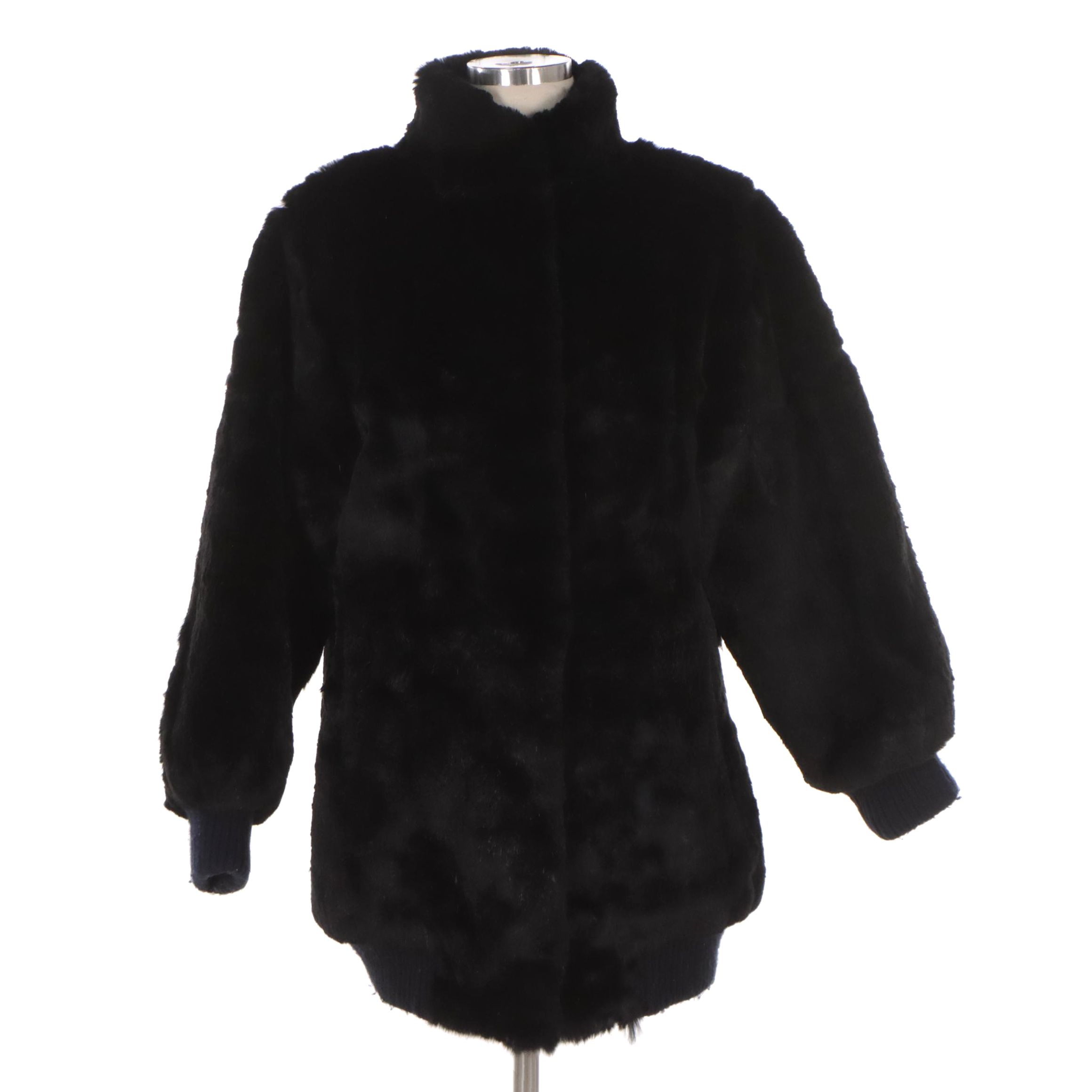 Scandinavian Fur Company Sheared Rabbit Fur Coat Everything But The House