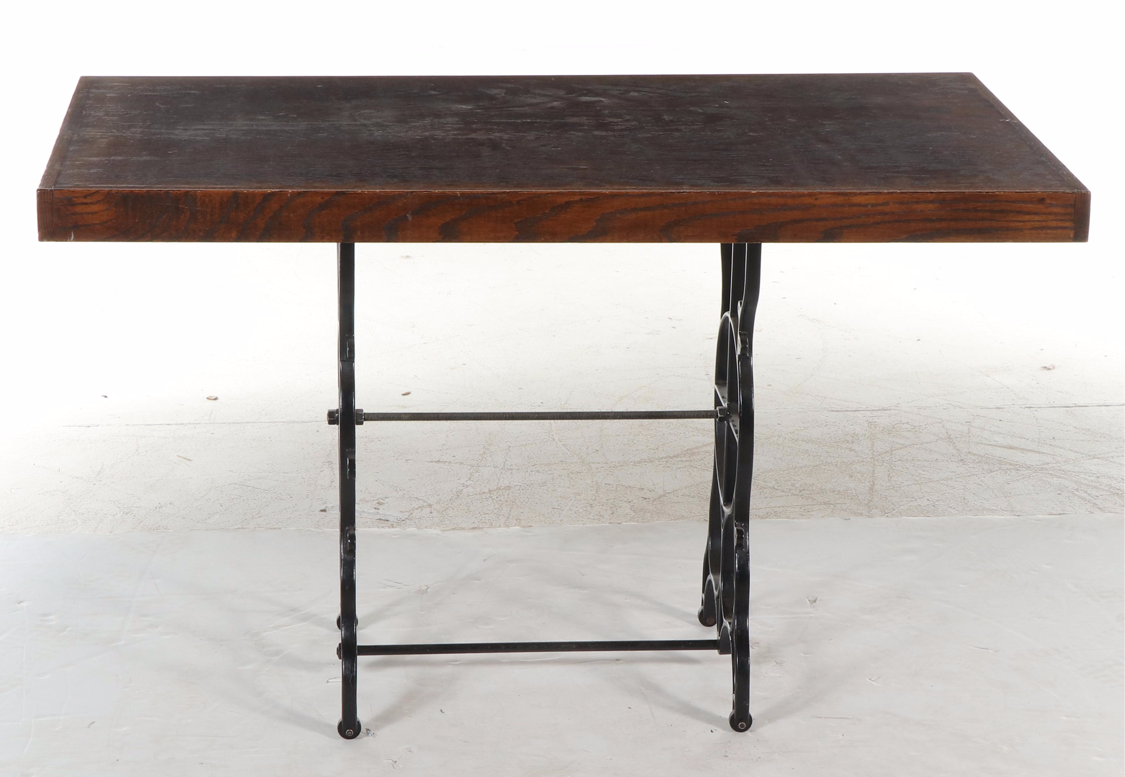 Cast Iron Treadle Sewing Machine-Base Table
