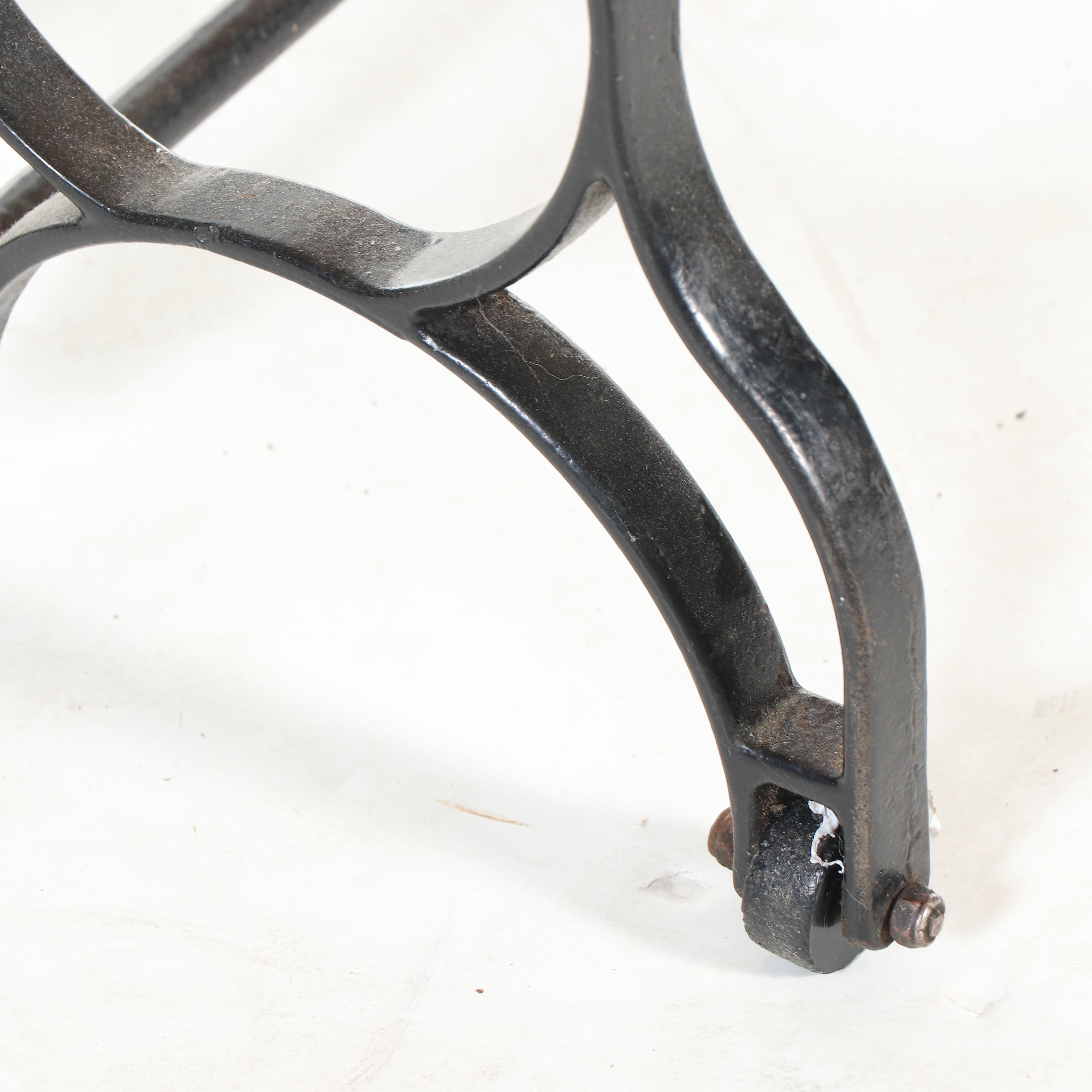 Cast Iron Treadle Sewing Machine-Base Table