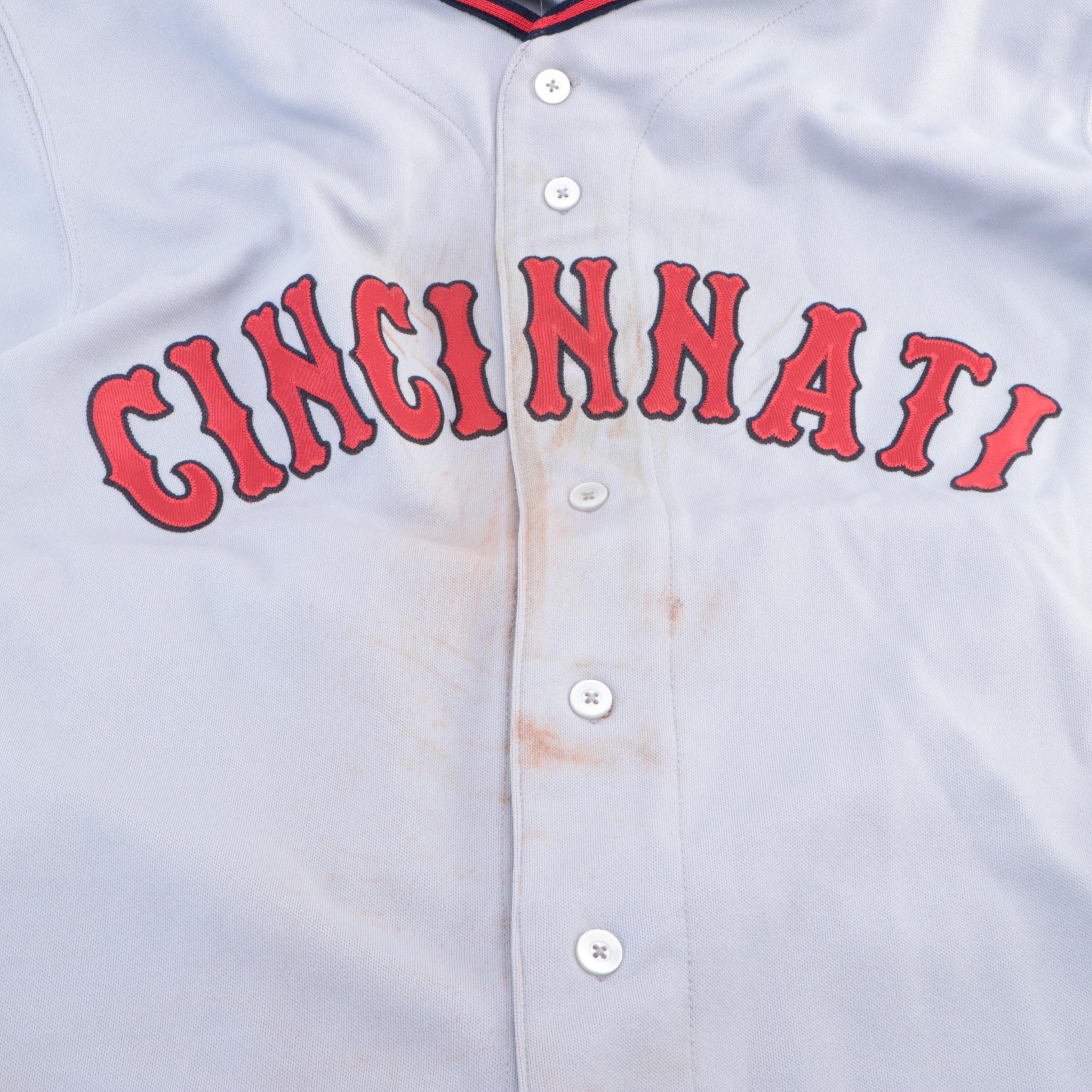 Brandon Phillips Game Worn Cincinnati Reds "Tigers" Baseball Jersey and Pants