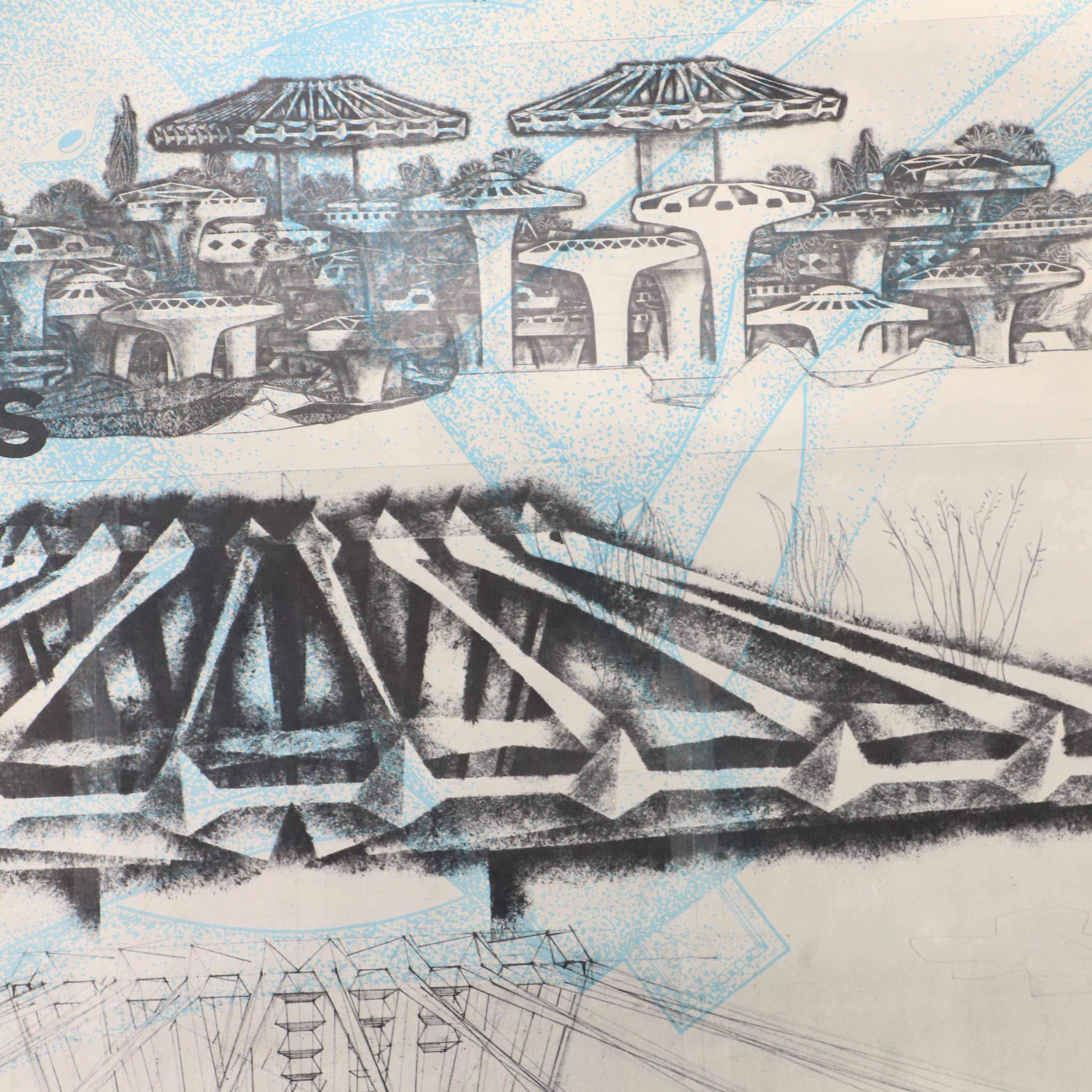 The Paolo Soleri Retrospective "DOCUMENTA" Poster