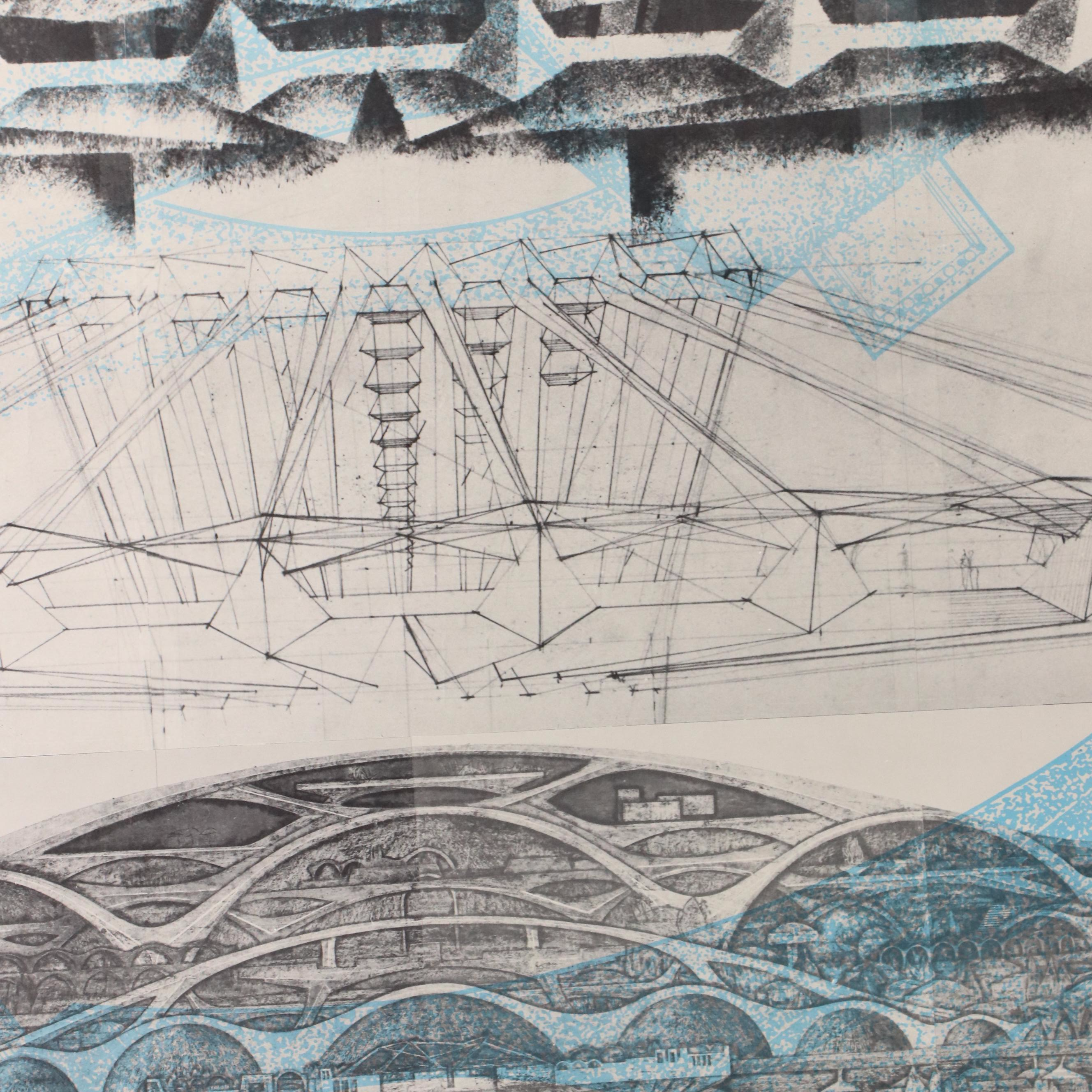 The Paolo Soleri Retrospective "DOCUMENTA" Poster