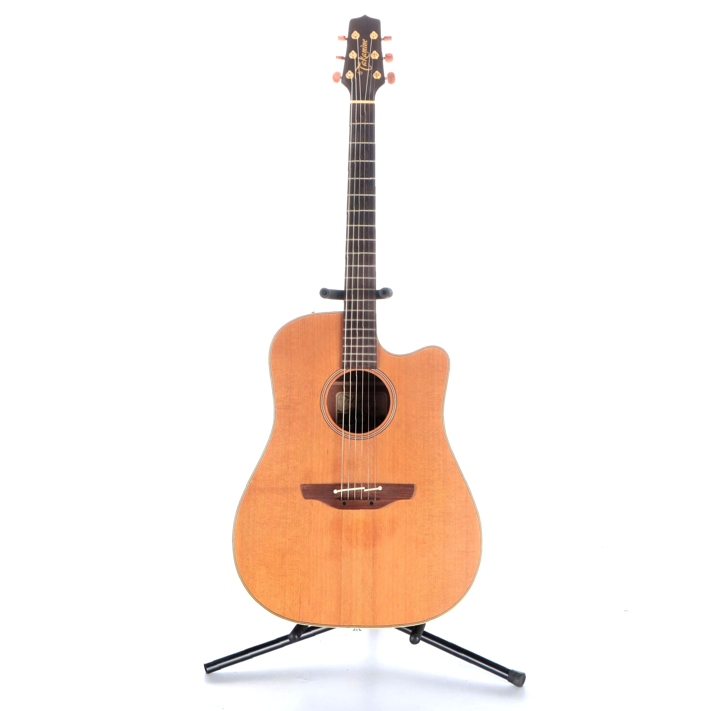 Takamine EAN10C Acoustic-Electric Guitar with Hardshell Case, Early 21st Century