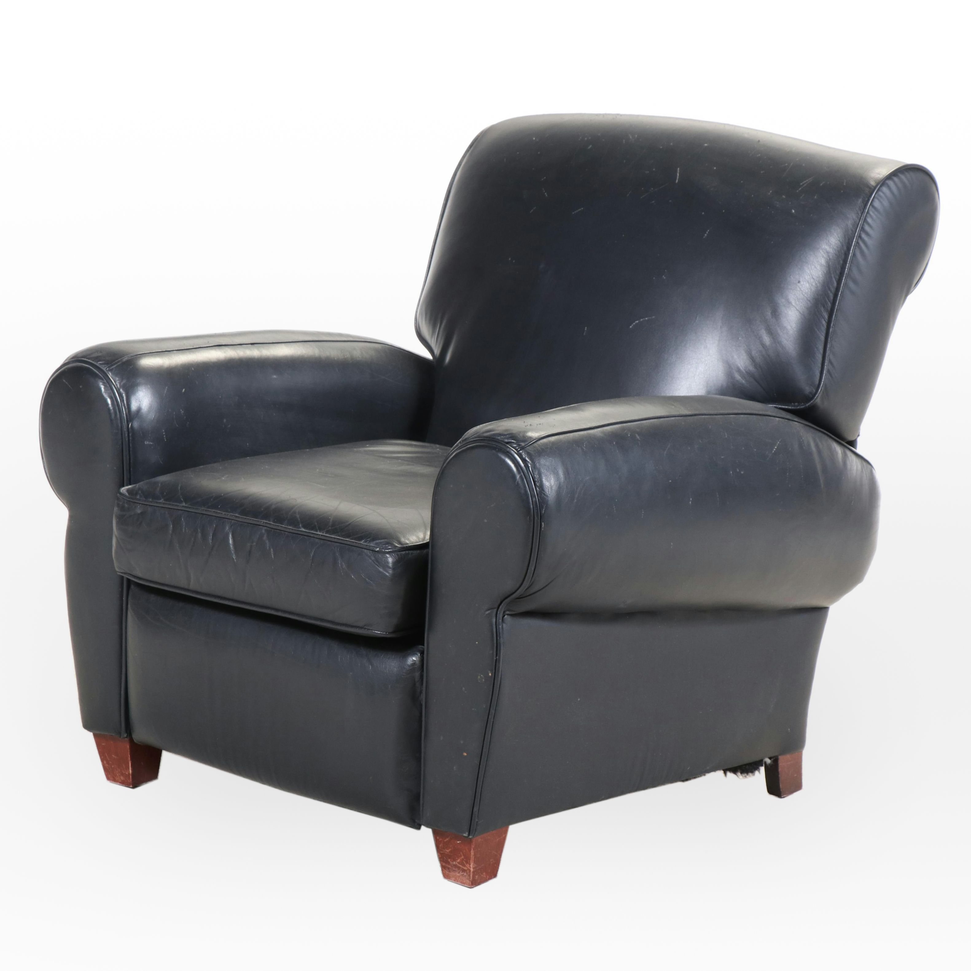 BarcaLounger Leather Club Chair Style Recliner