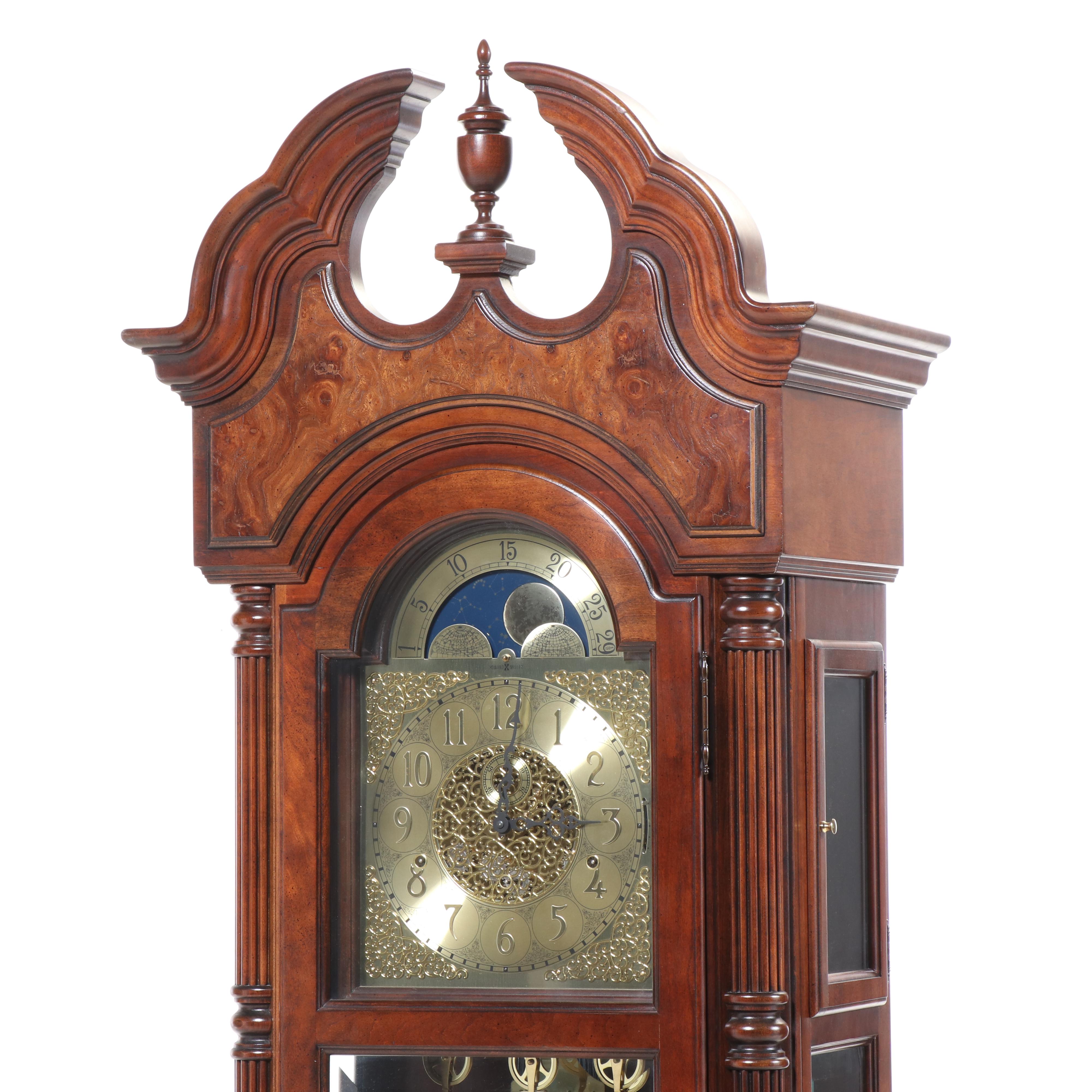 Howard Miller Wooden Grandfather Clock, 1989