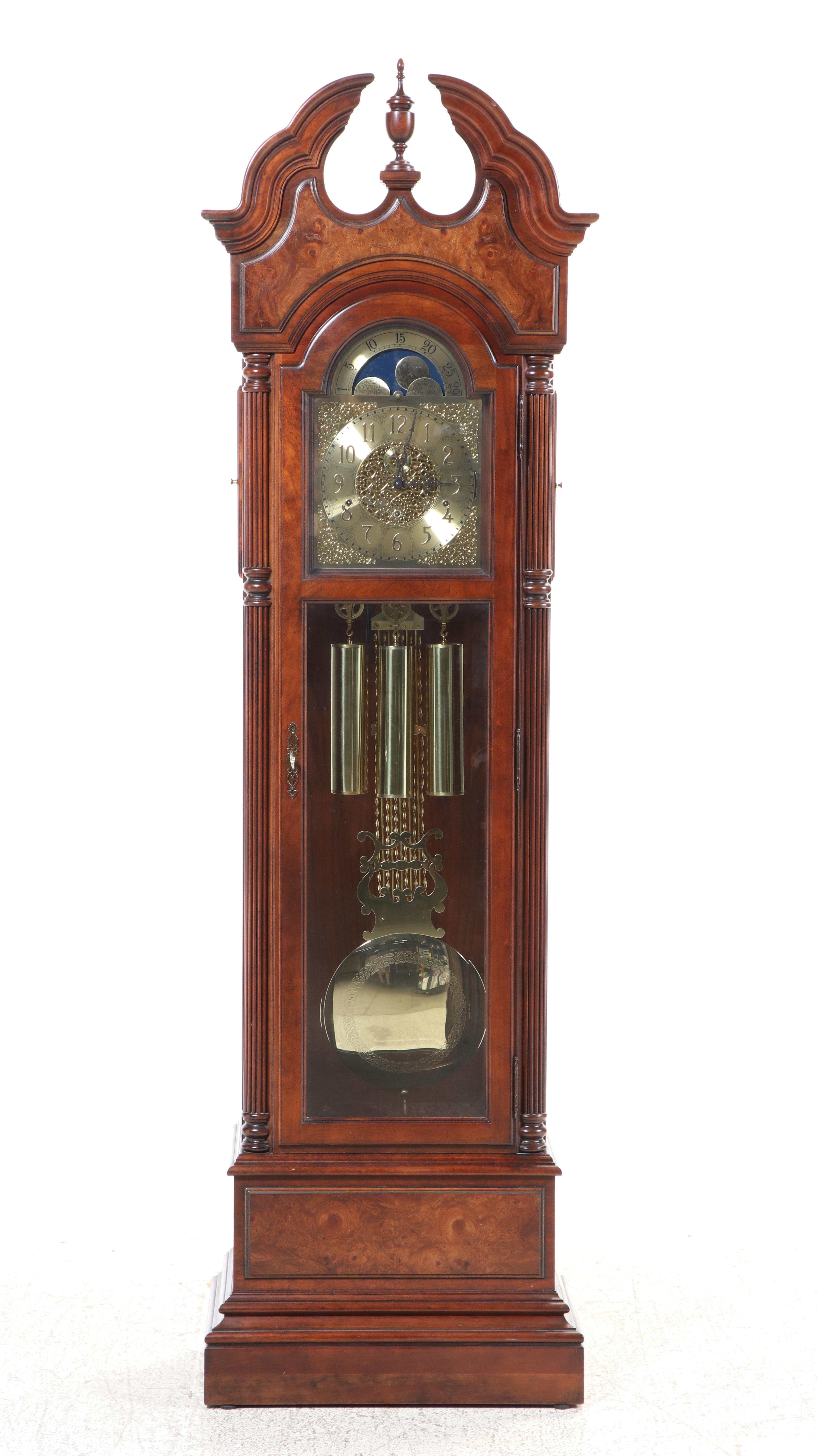 Howard Miller Wooden Grandfather Clock, 1989