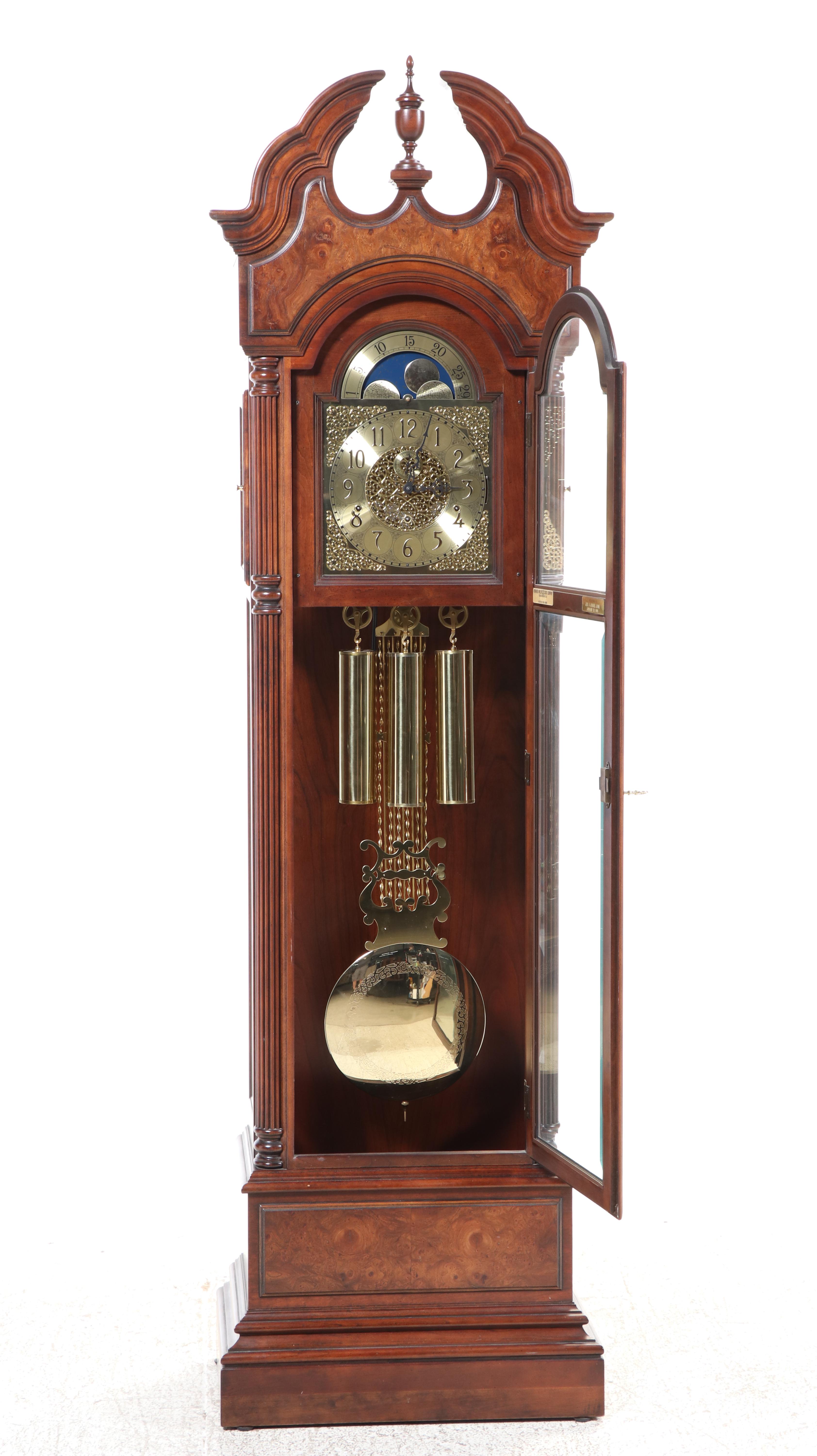 Howard Miller Wooden Grandfather Clock, 1989