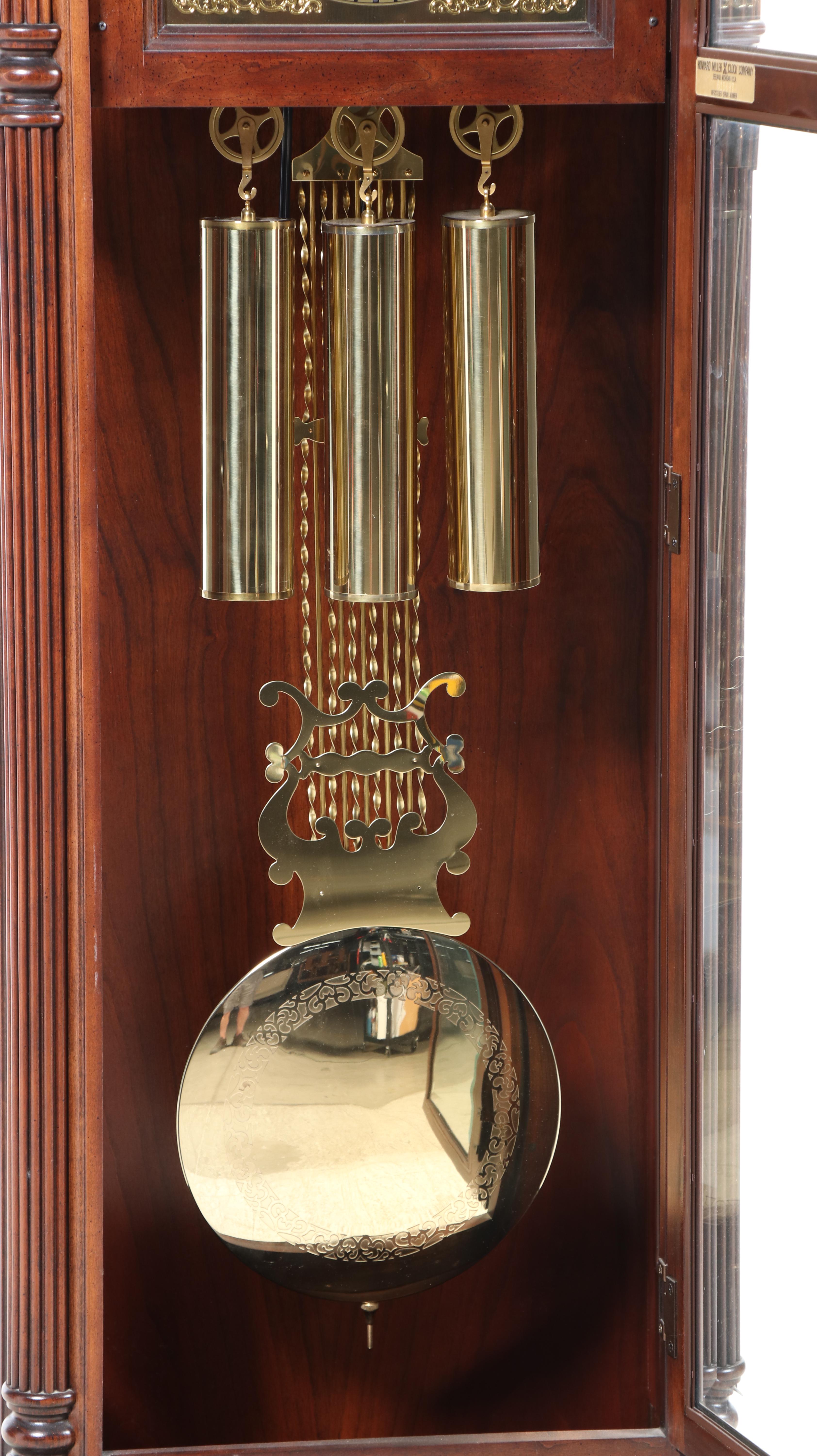Howard Miller Wooden Grandfather Clock, 1989