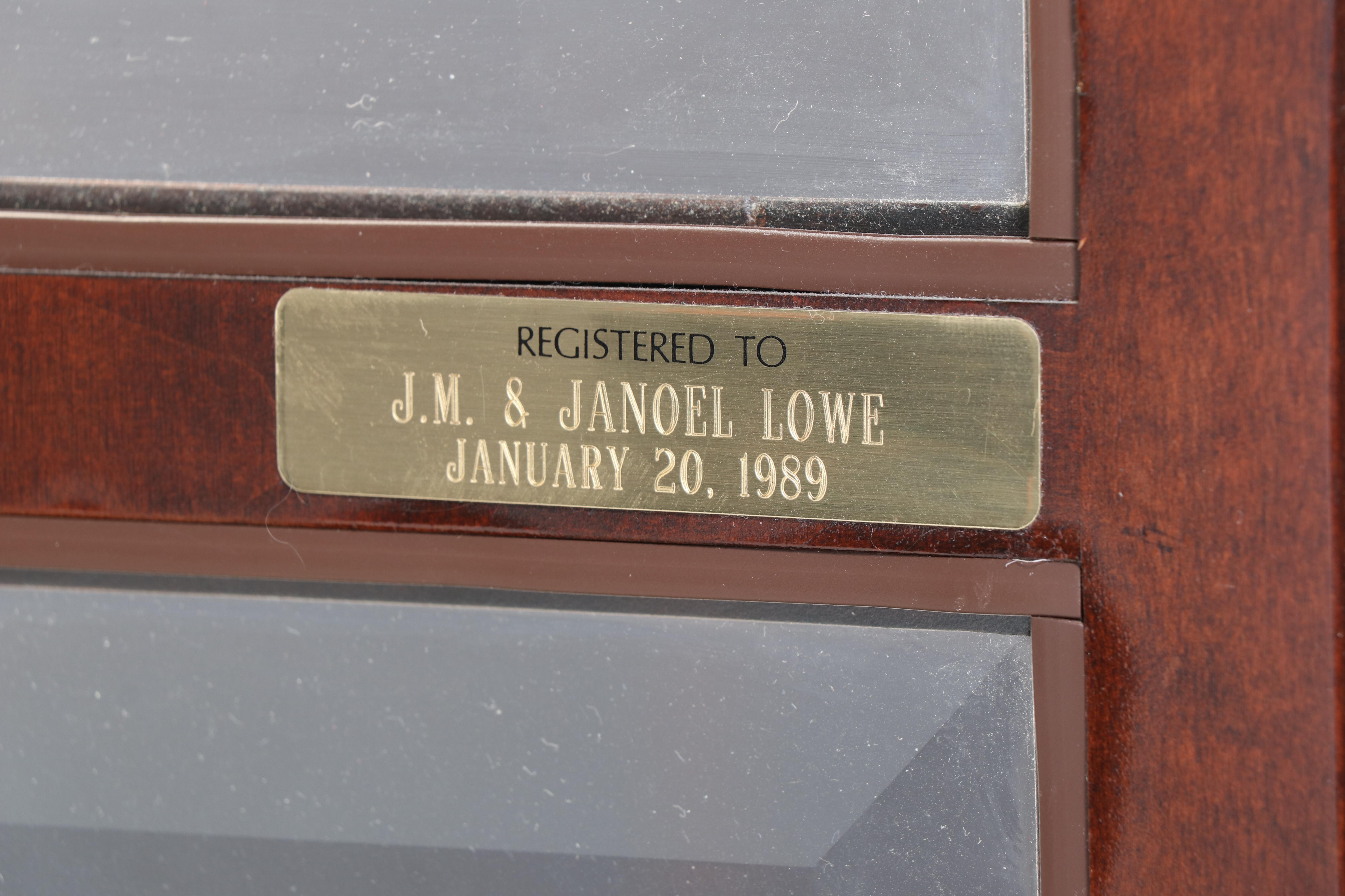 Howard Miller Wooden Grandfather Clock, 1989