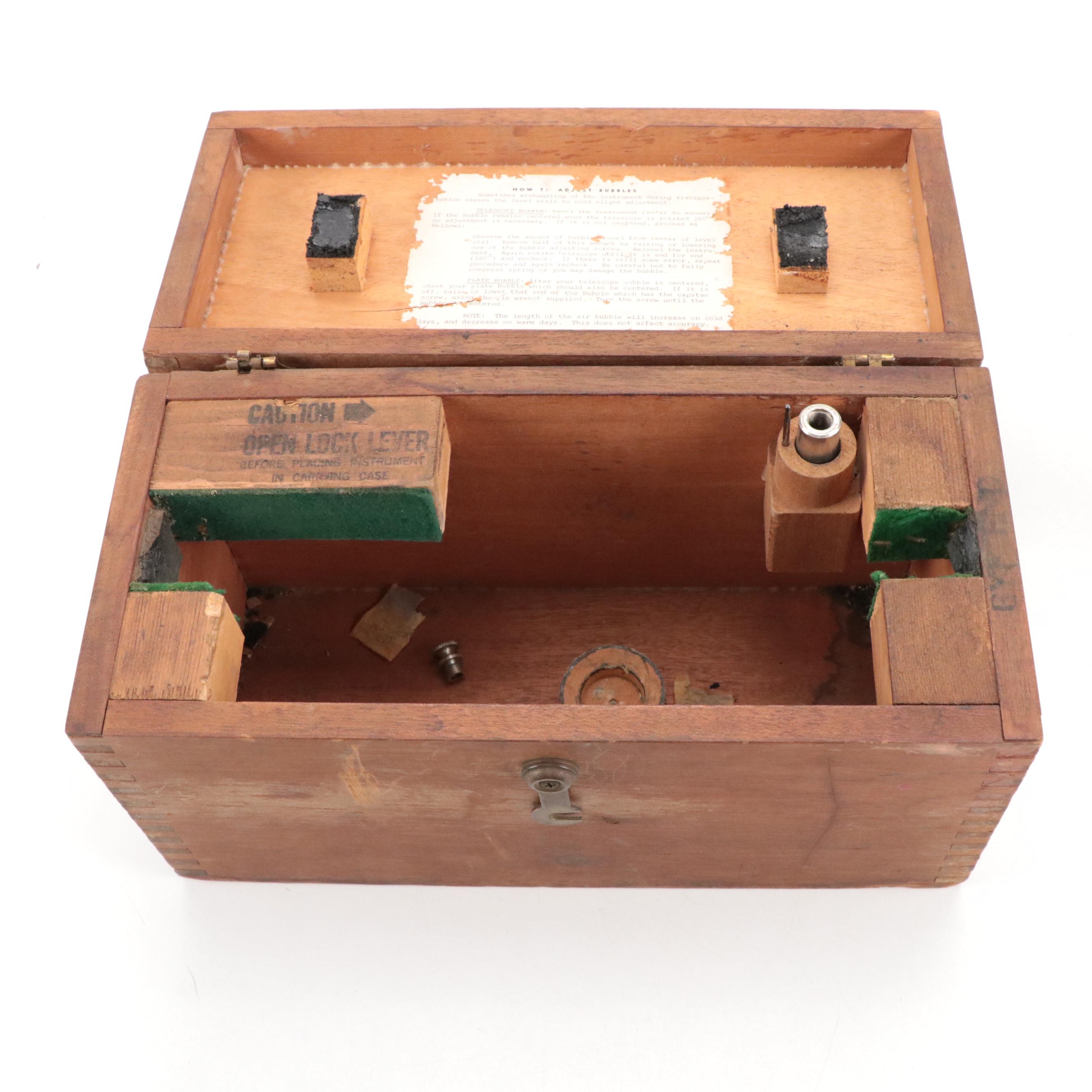 Berger Surveying Transit Level, Mid-20th Century