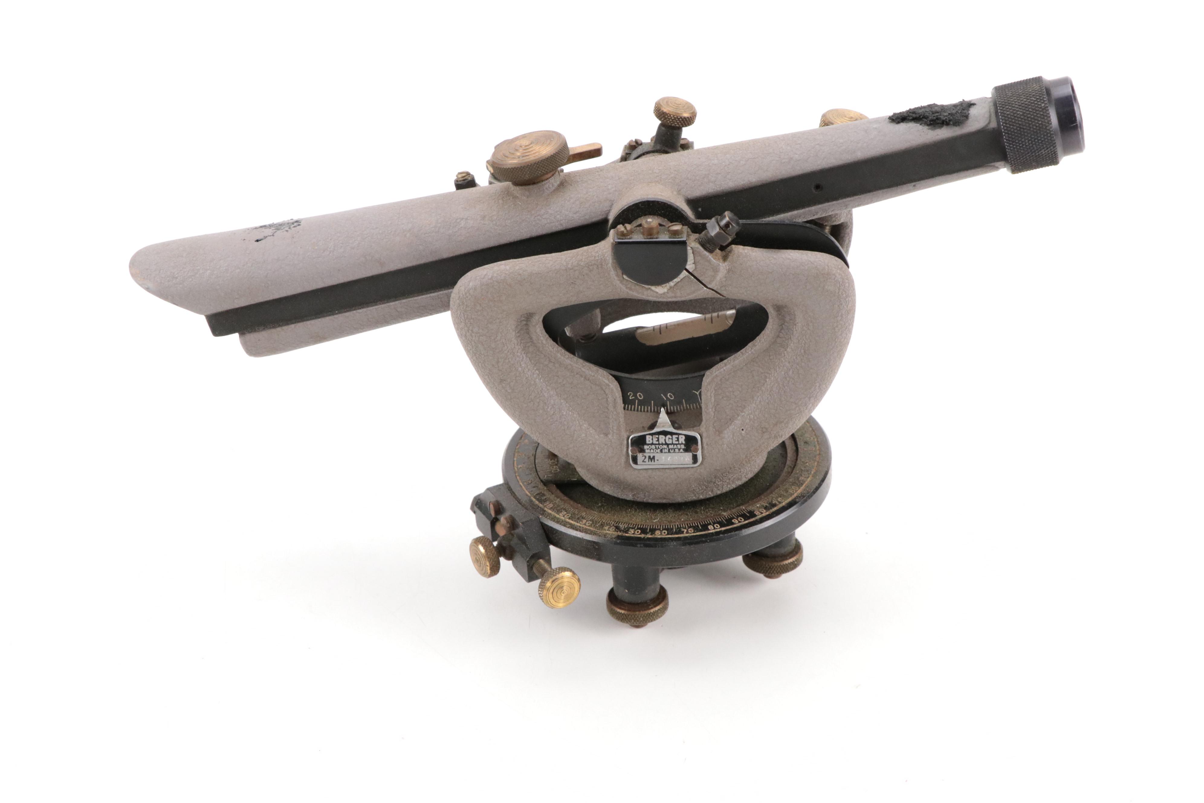 Berger Surveying Transit Level, Mid-20th Century