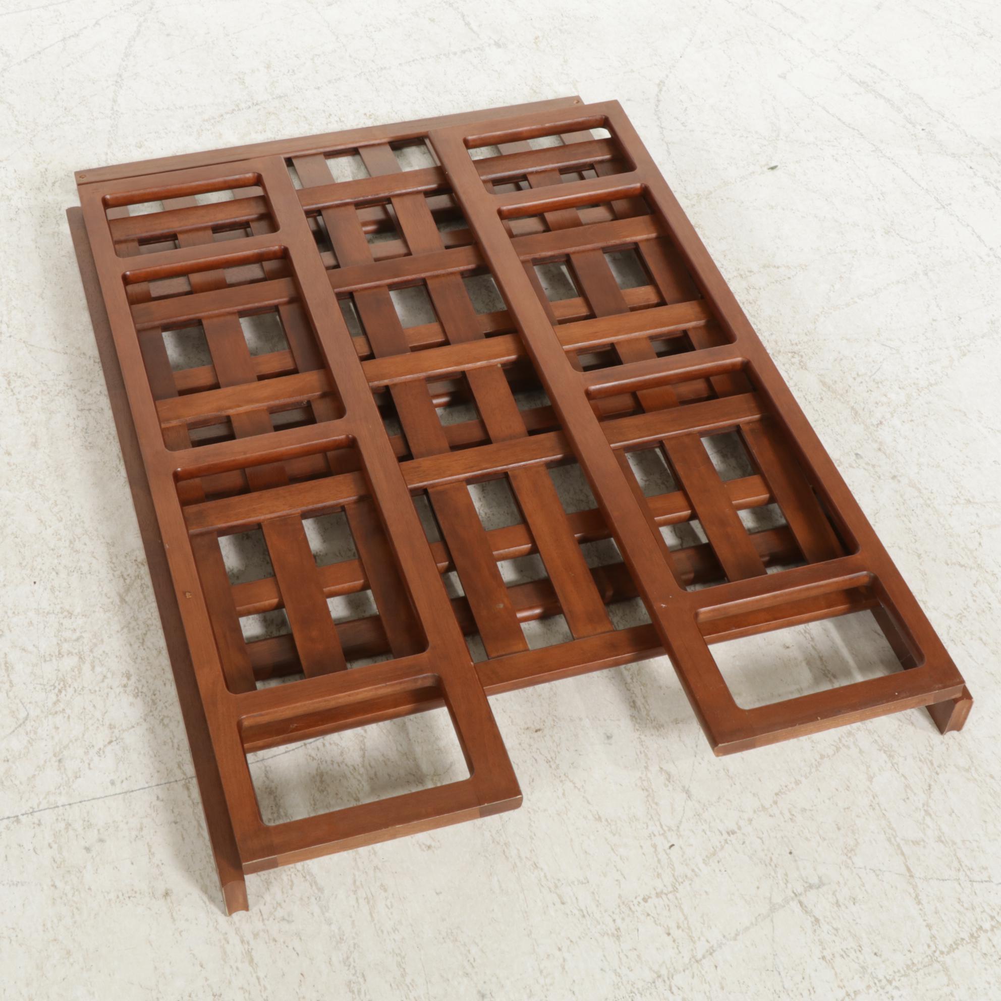 Folding Wood Storage Shelf