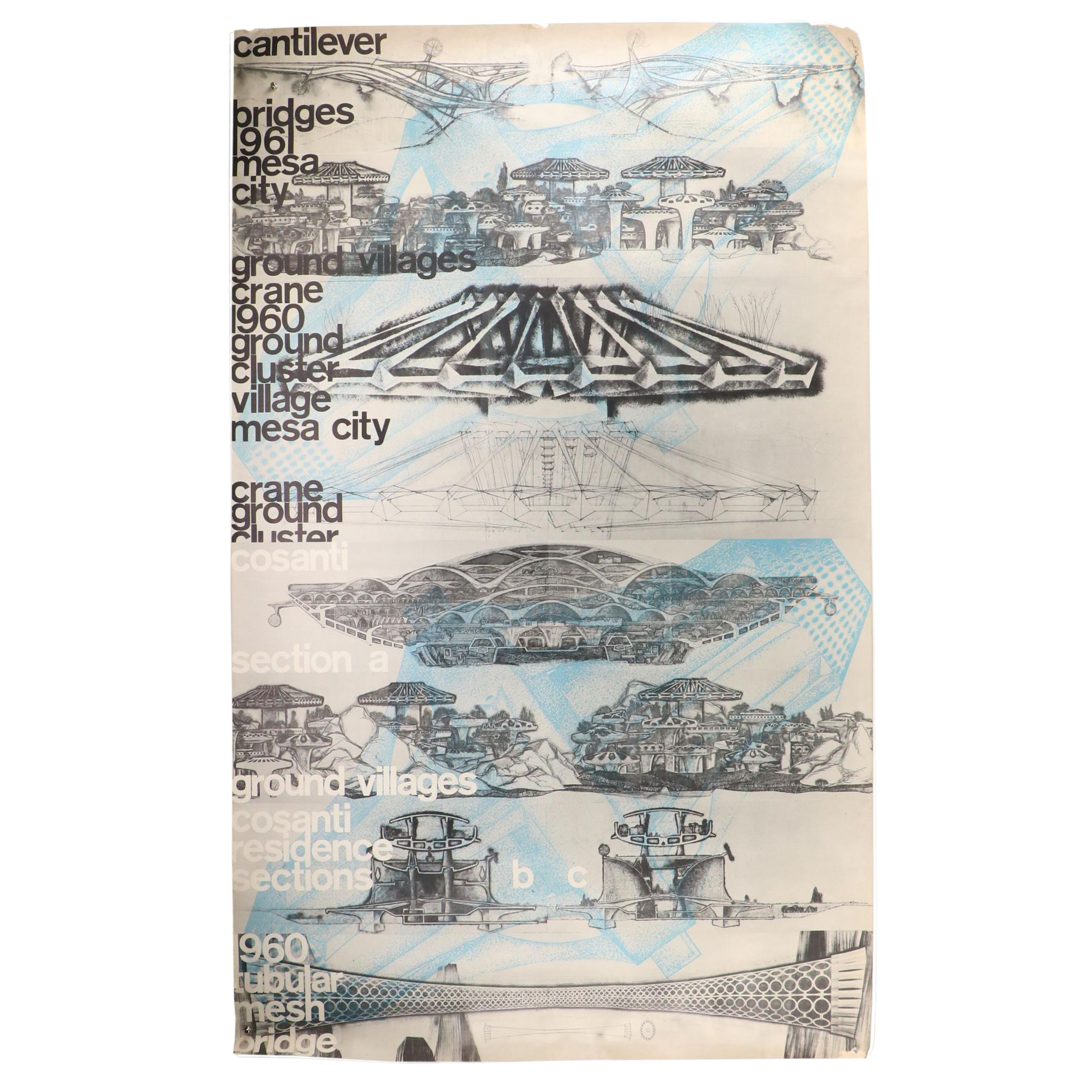 The Paolo Soleri Retrospective "DOCUMENTA" Poster