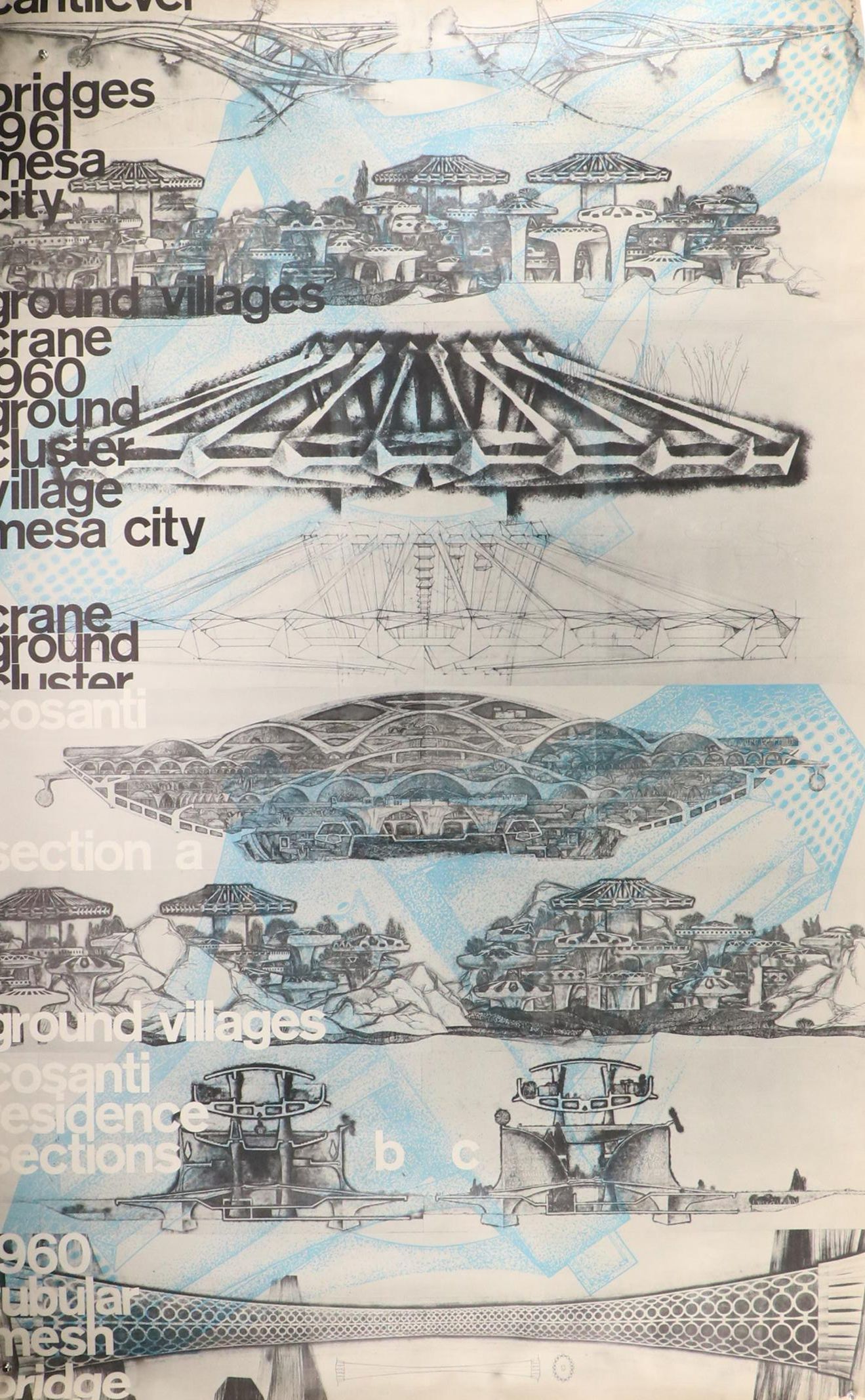 The Paolo Soleri Retrospective "DOCUMENTA" Poster