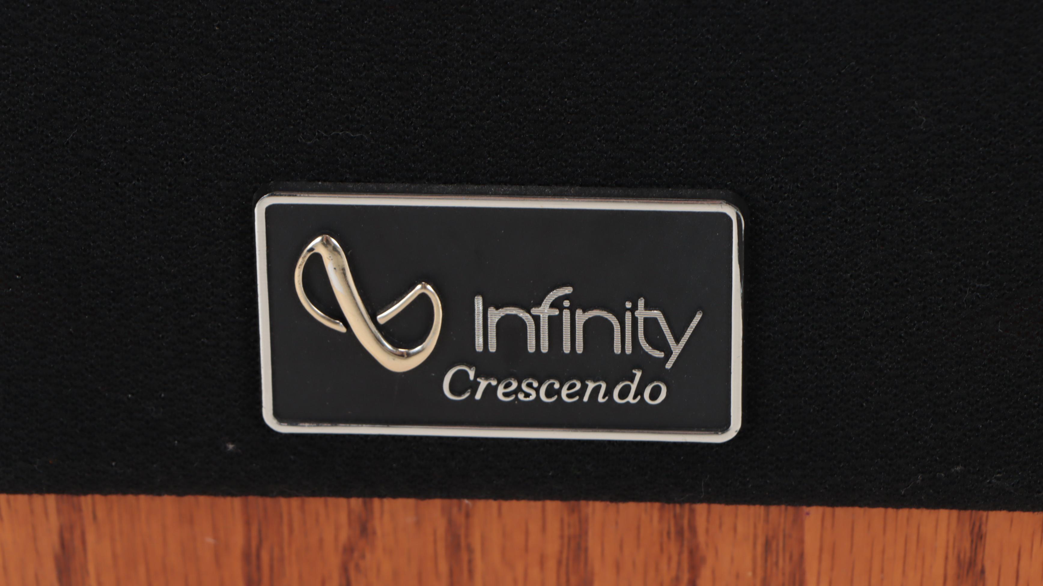 Infinity CS-3009 Oak Finish Crescendo Speakers, 1990s