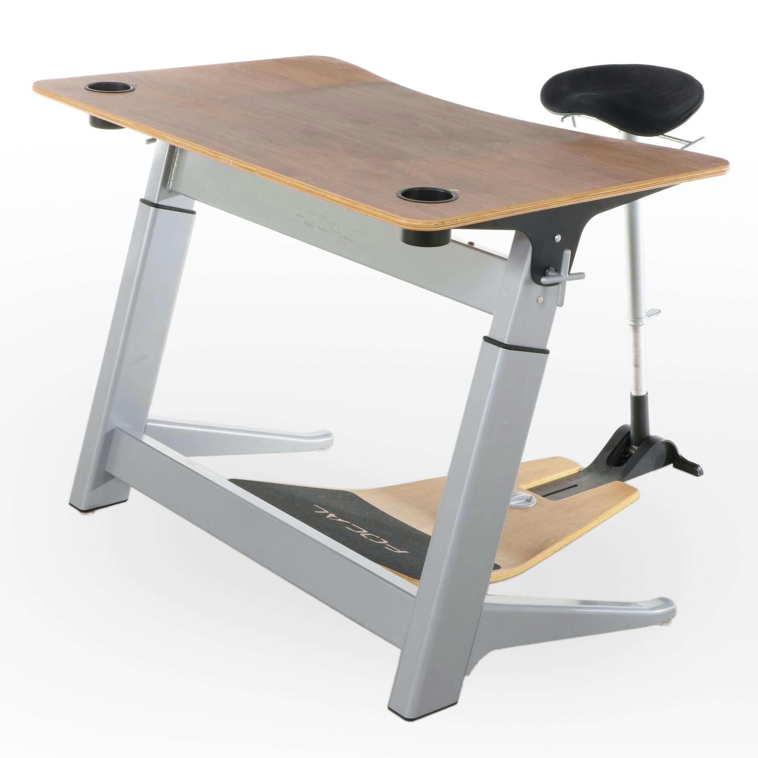 Focal Upright Furniture "Locus" Desk and Stool