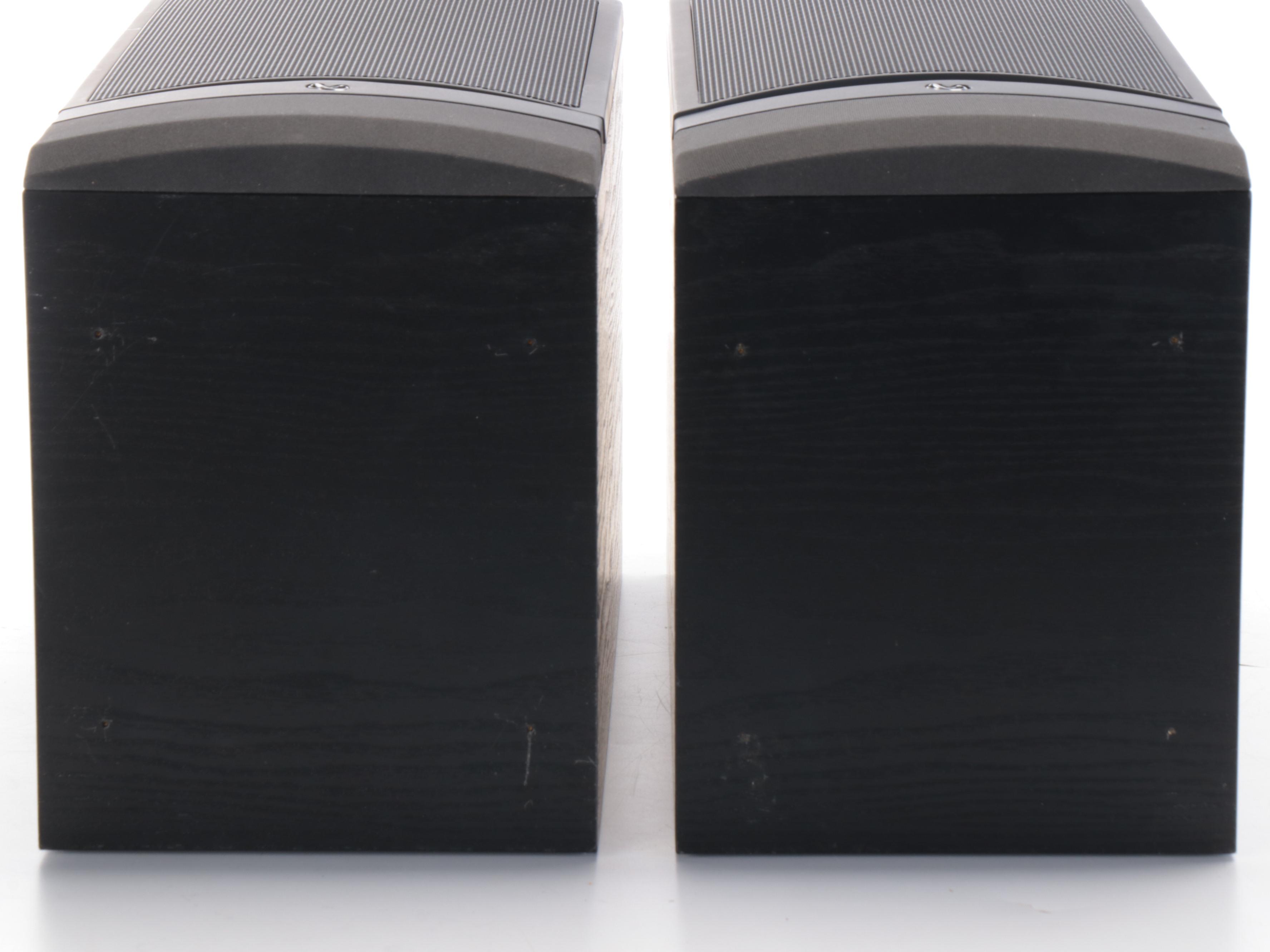 Infinity Reference 2000 Bookshelf Speakers and CC-3 Center Speaker with Stands