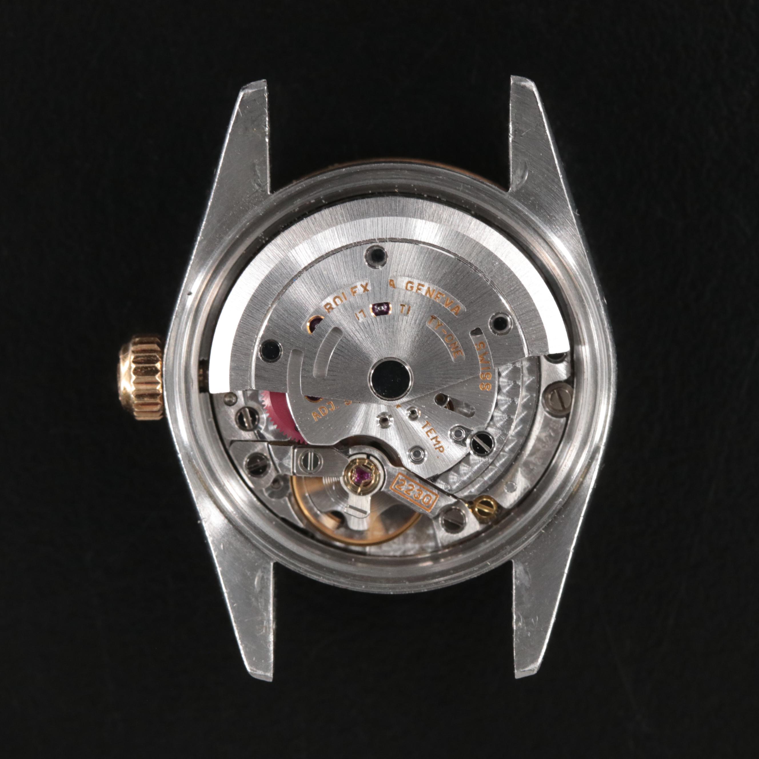 2005 Rolex Factory Diamond Dial 18K and Stainless Steel Watch