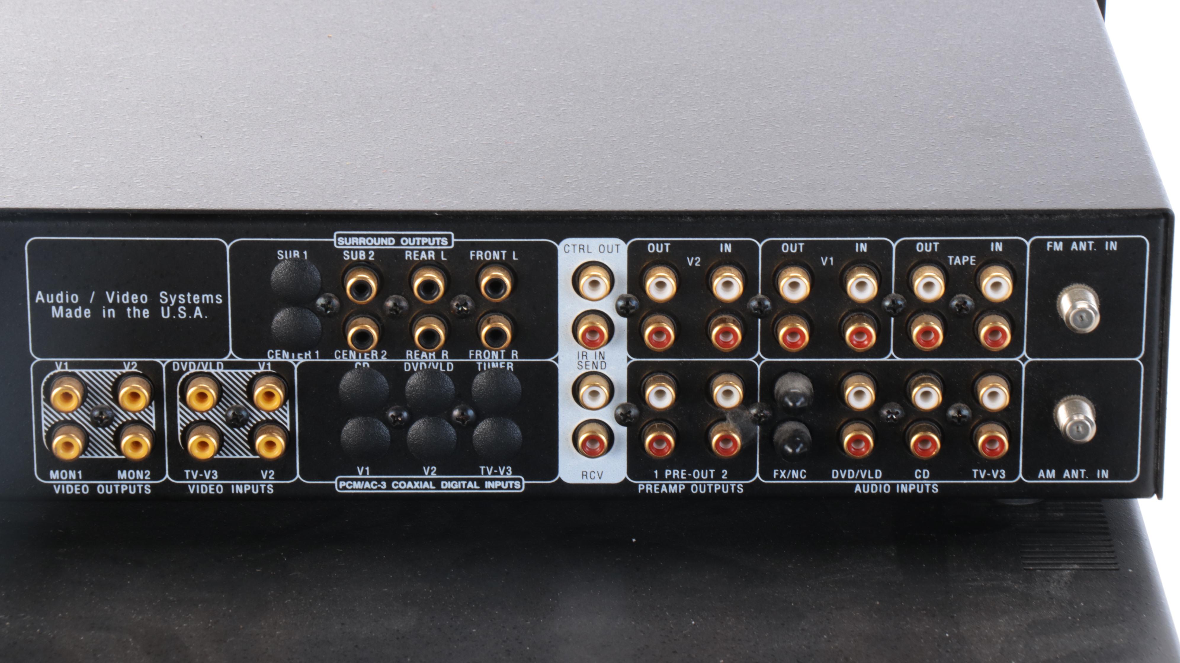 B&K ST3030 Stereo Power Amplifier and AVP1000 A/V Tuner Preamplifier, 1990s