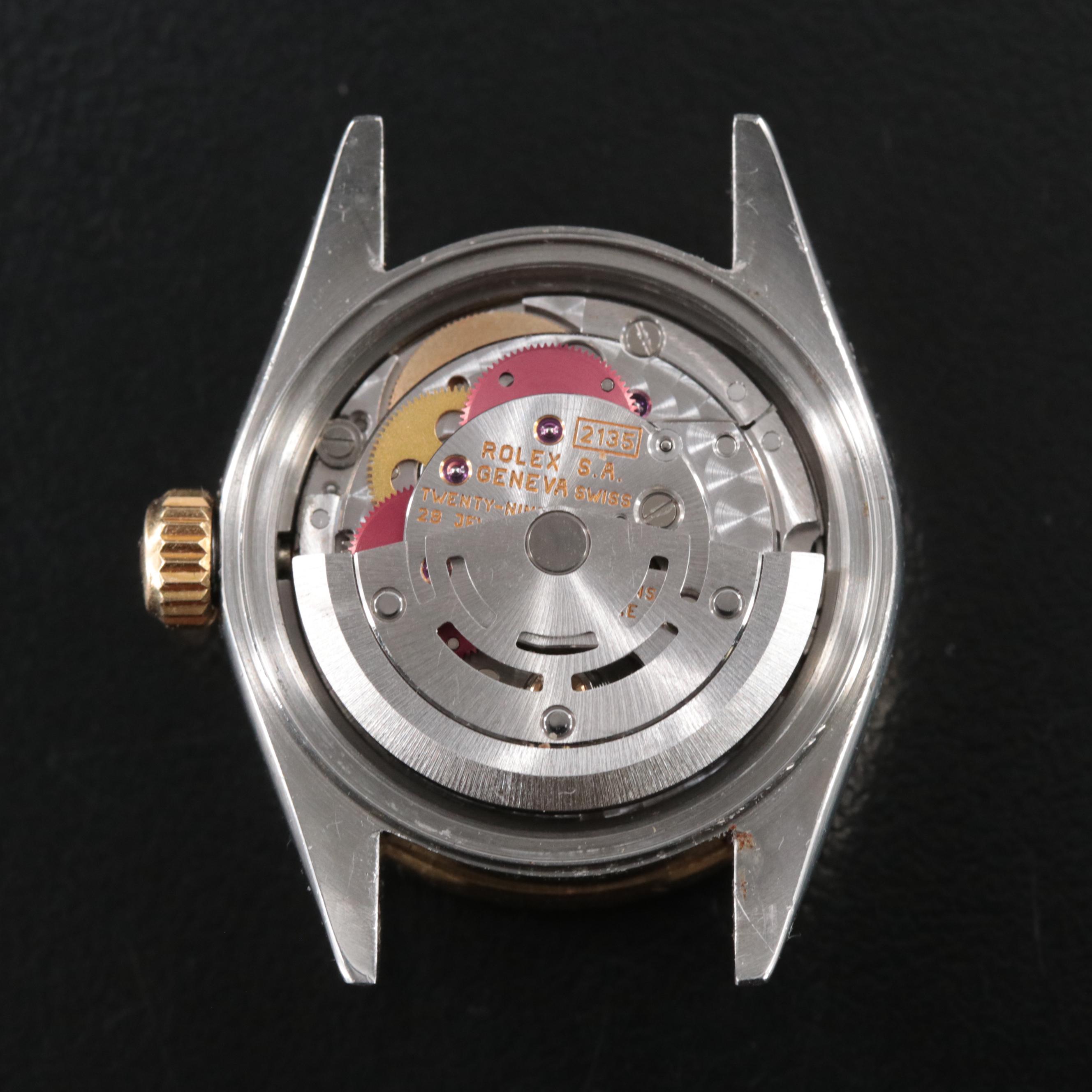 1991 Rolex Diamond and Ruby Datejust Watch