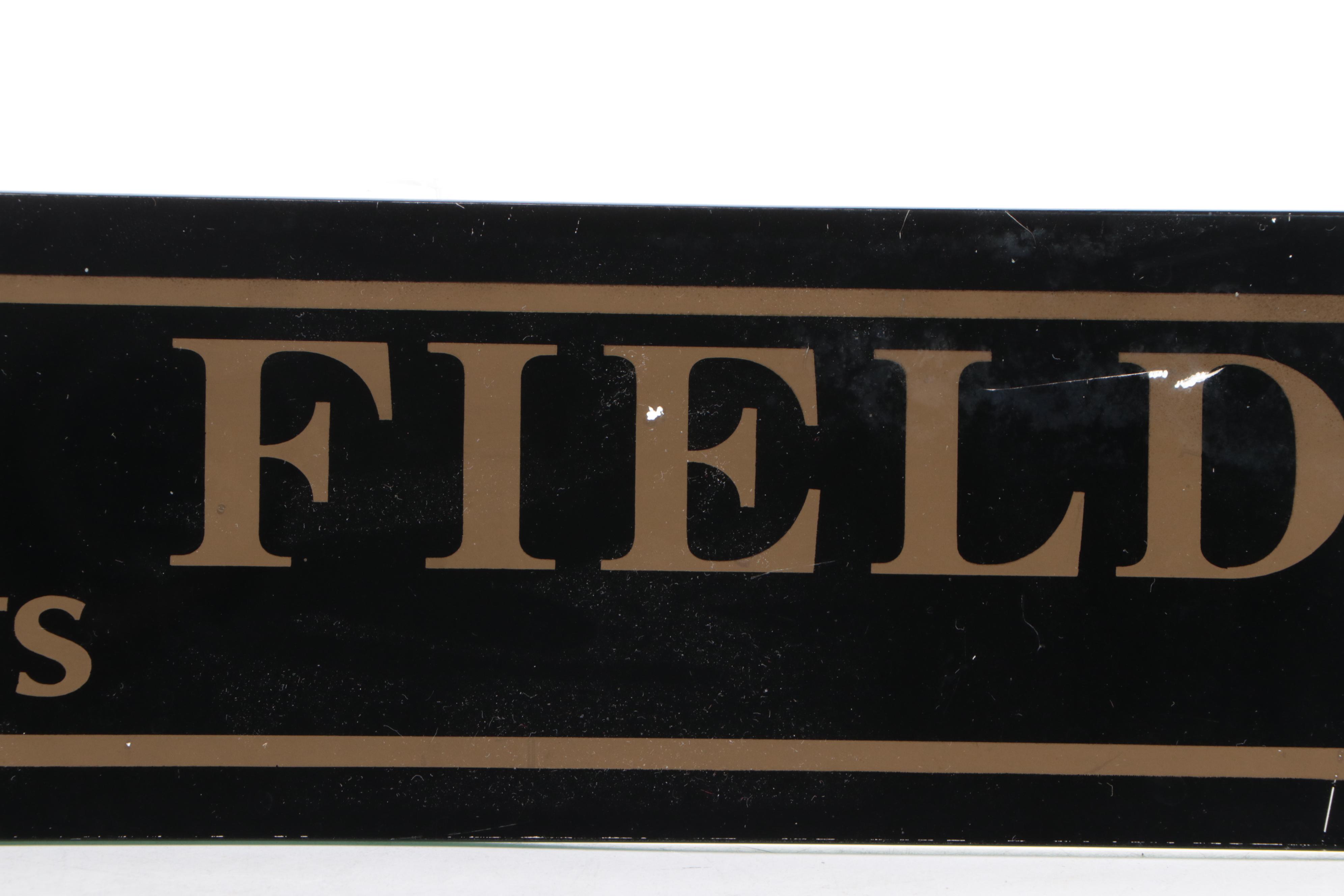 Crosley Field Replica Box Office Ticket Sign, Late 20th Century
