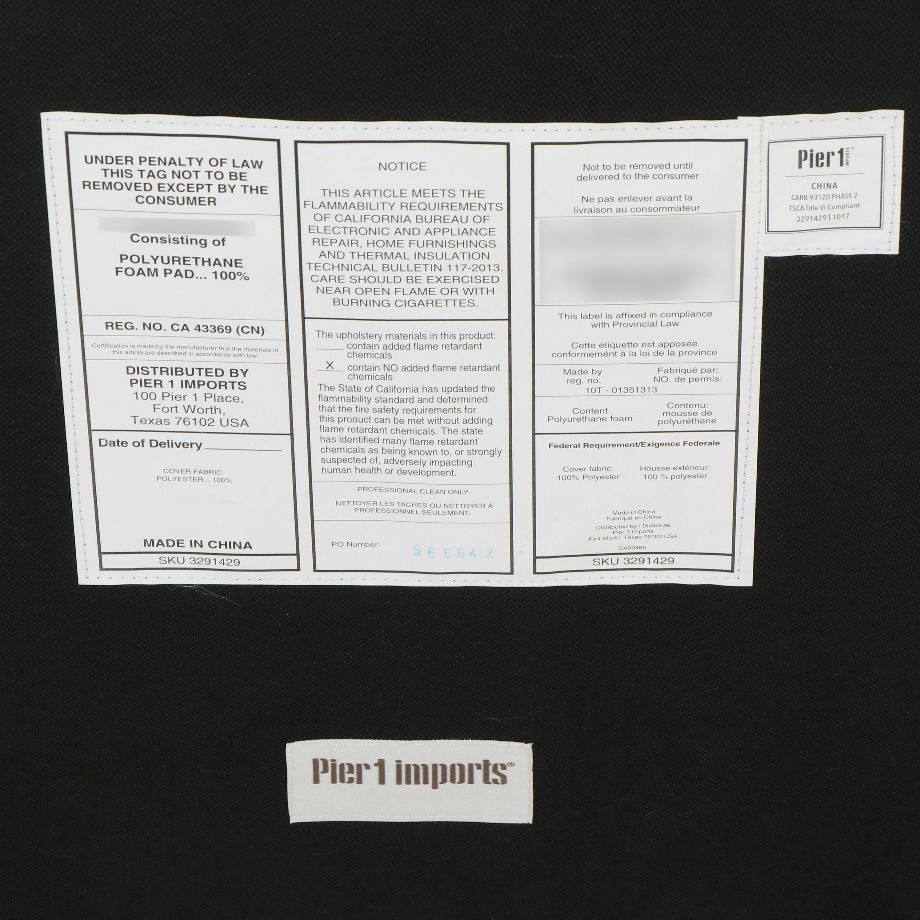 Pair of Pier 1 Imports Giltwood and Upholstered Demi-Wing Armchairs