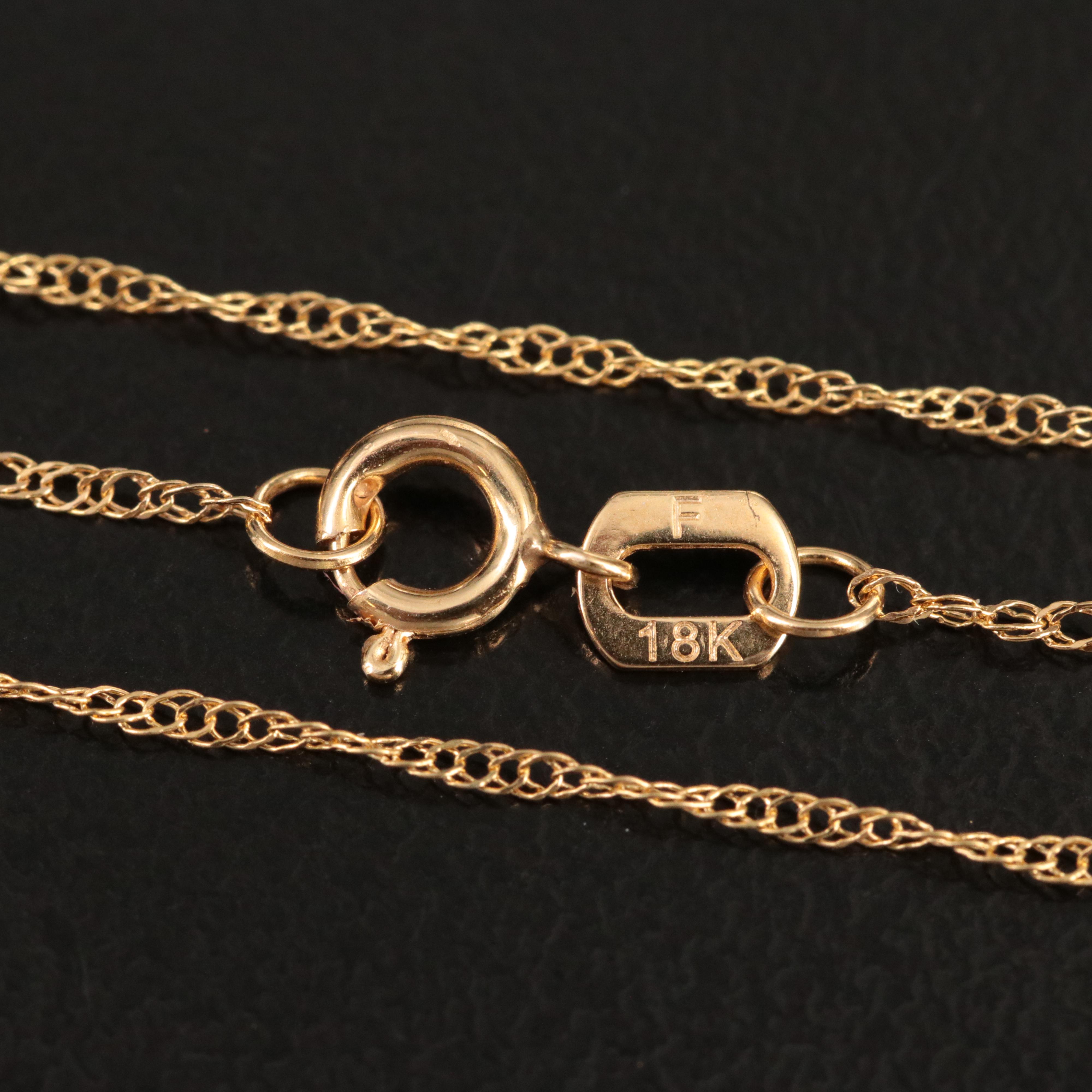 Bulgari BVLGARI 18K and Stainless Steel Pisces Zodiac Pendant on Chain