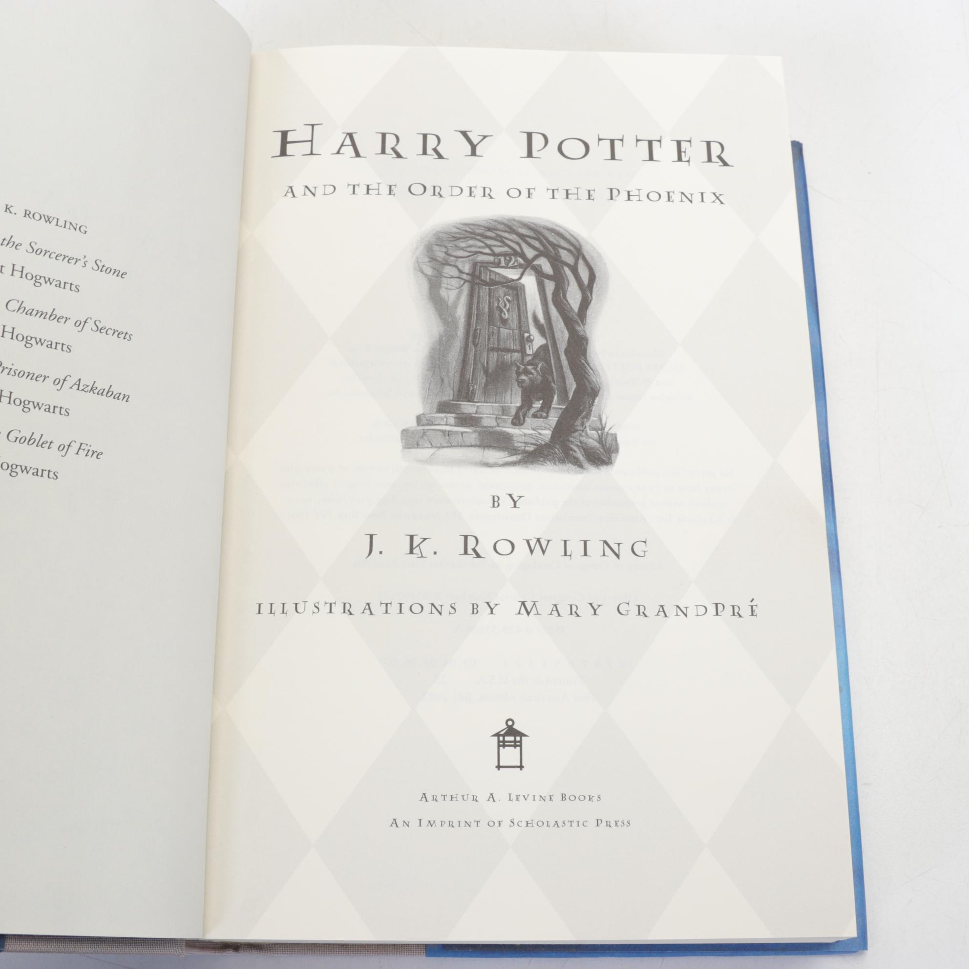 First American Edition "Harry Potter" Complete Series by J. K. Rowling