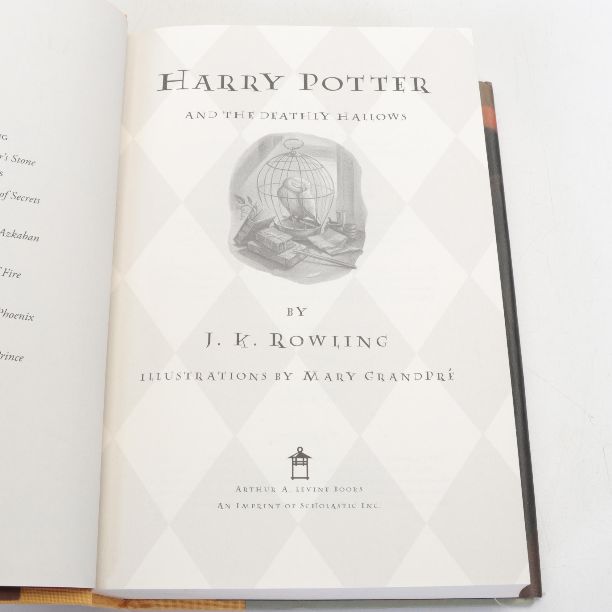 First American Edition "Harry Potter" Complete Series by J. K. Rowling