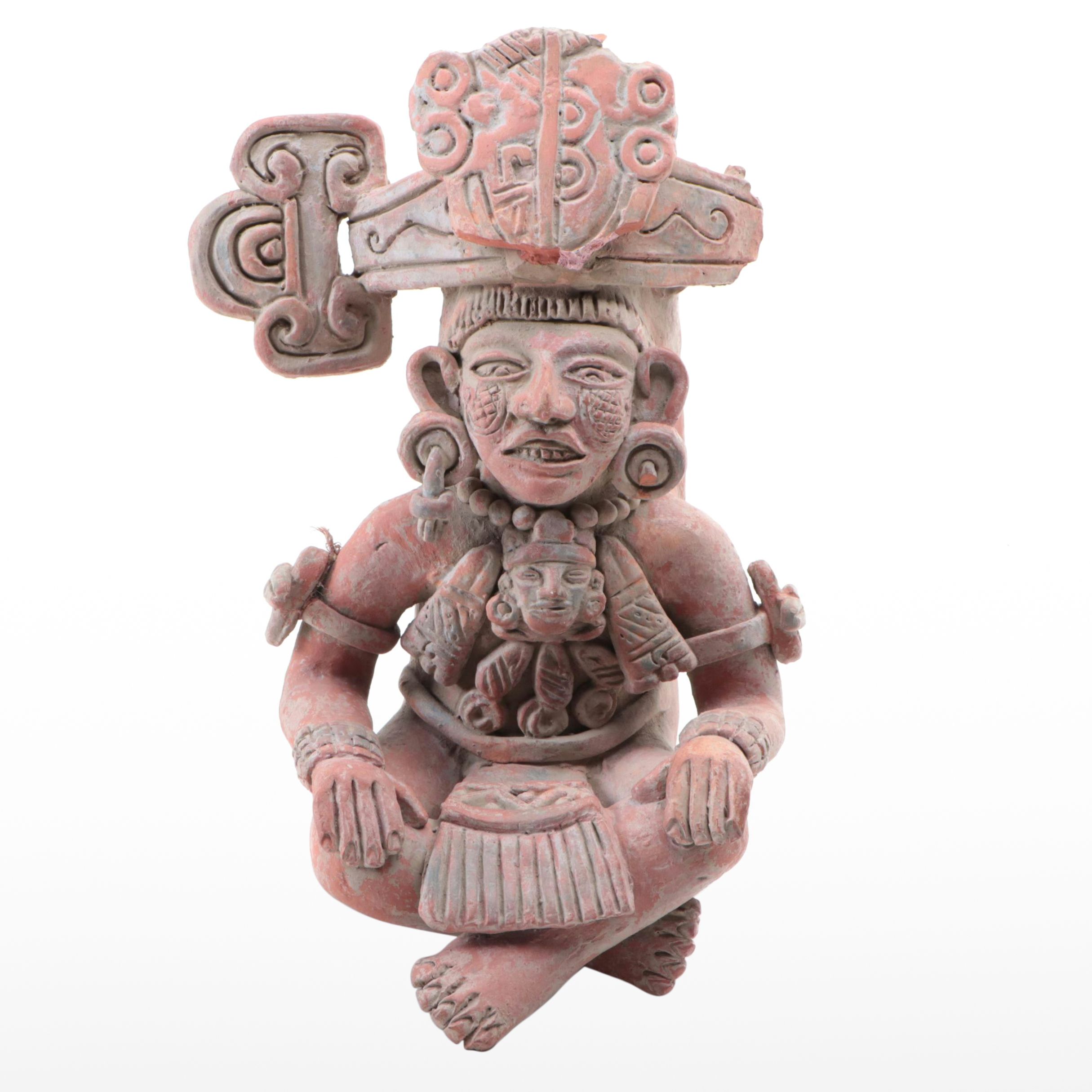 Zapotec Style Terracotta Figure