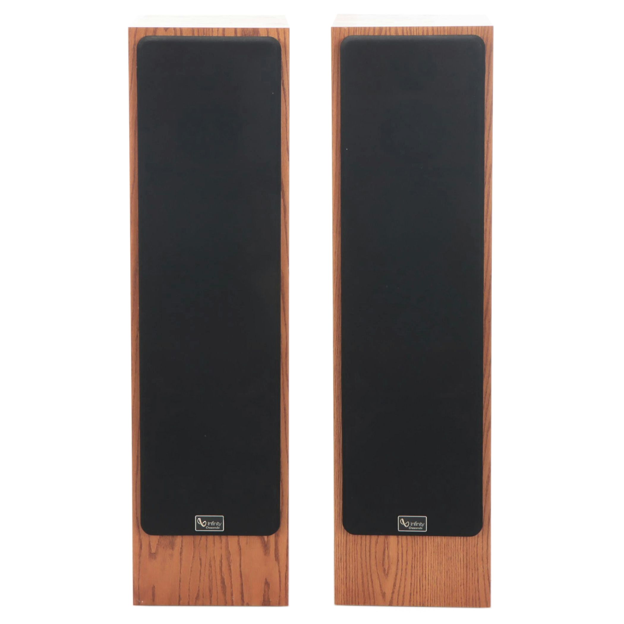 Infinity CS-3009 Oak Finish Crescendo Speakers, 1990s