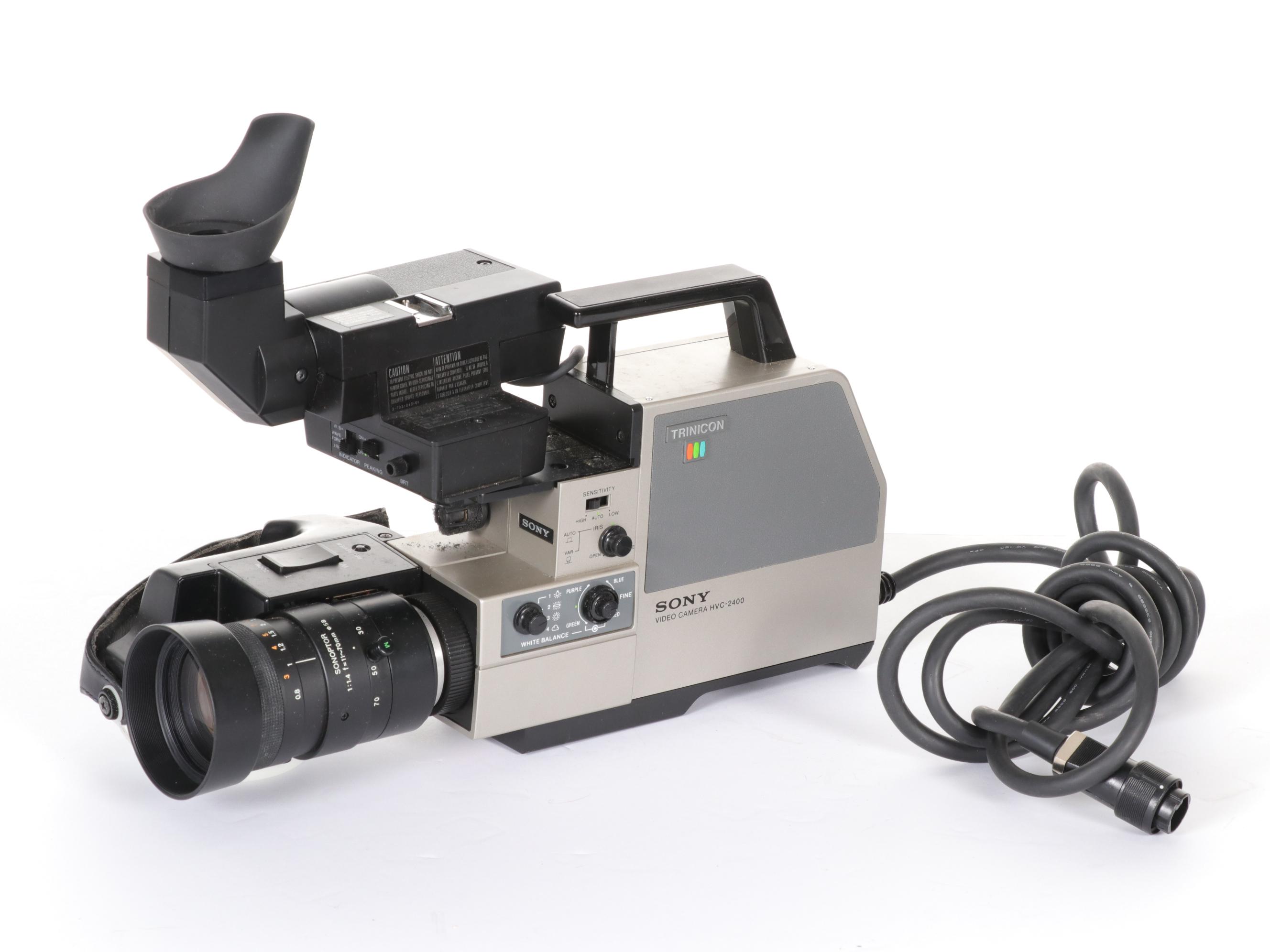 Bell & Howell Filmosonic 600KZ Projector and Sony 2400 Home Video Camera