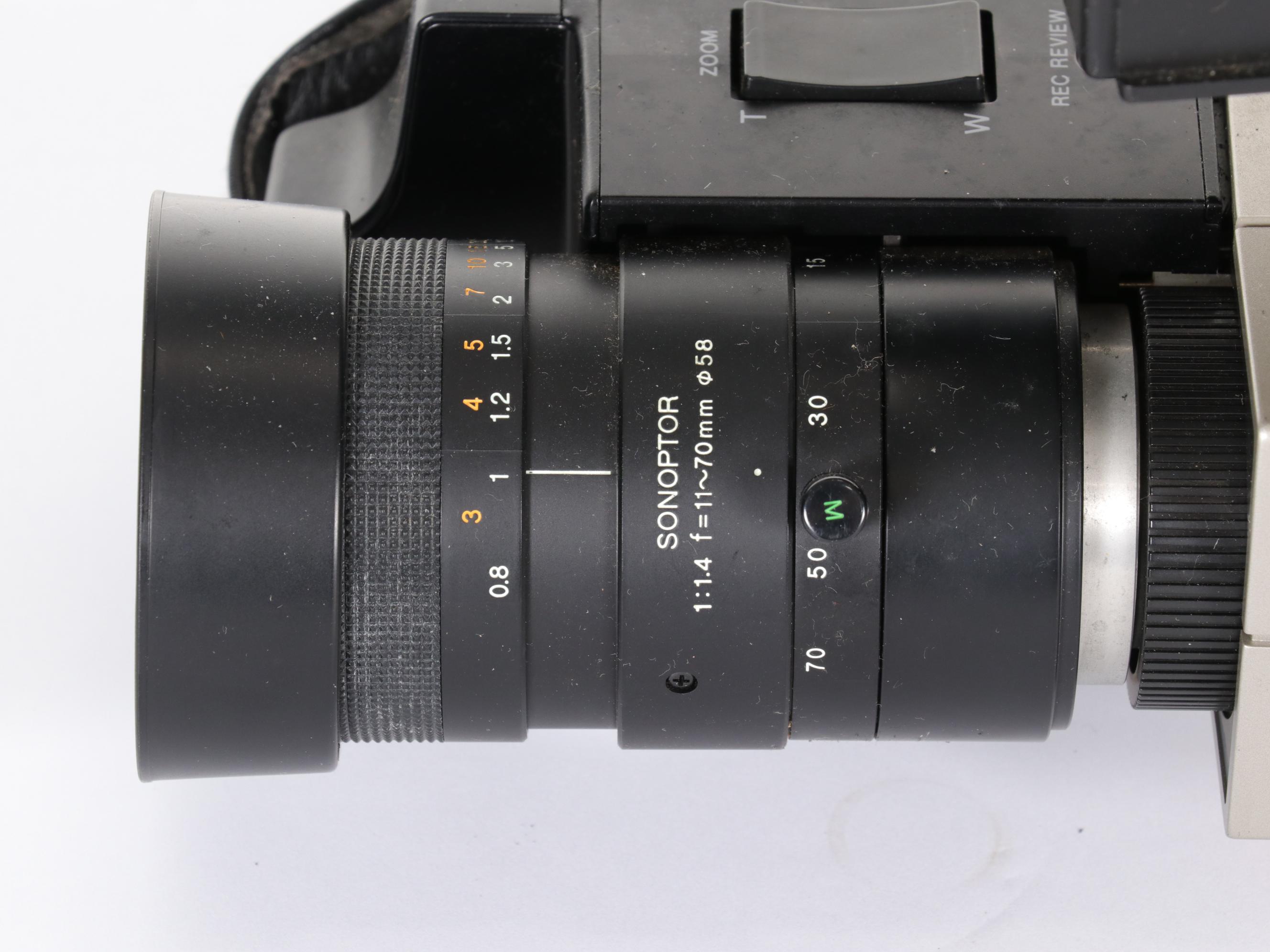 Bell & Howell Filmosonic 600KZ Projector and Sony 2400 Home Video Camera