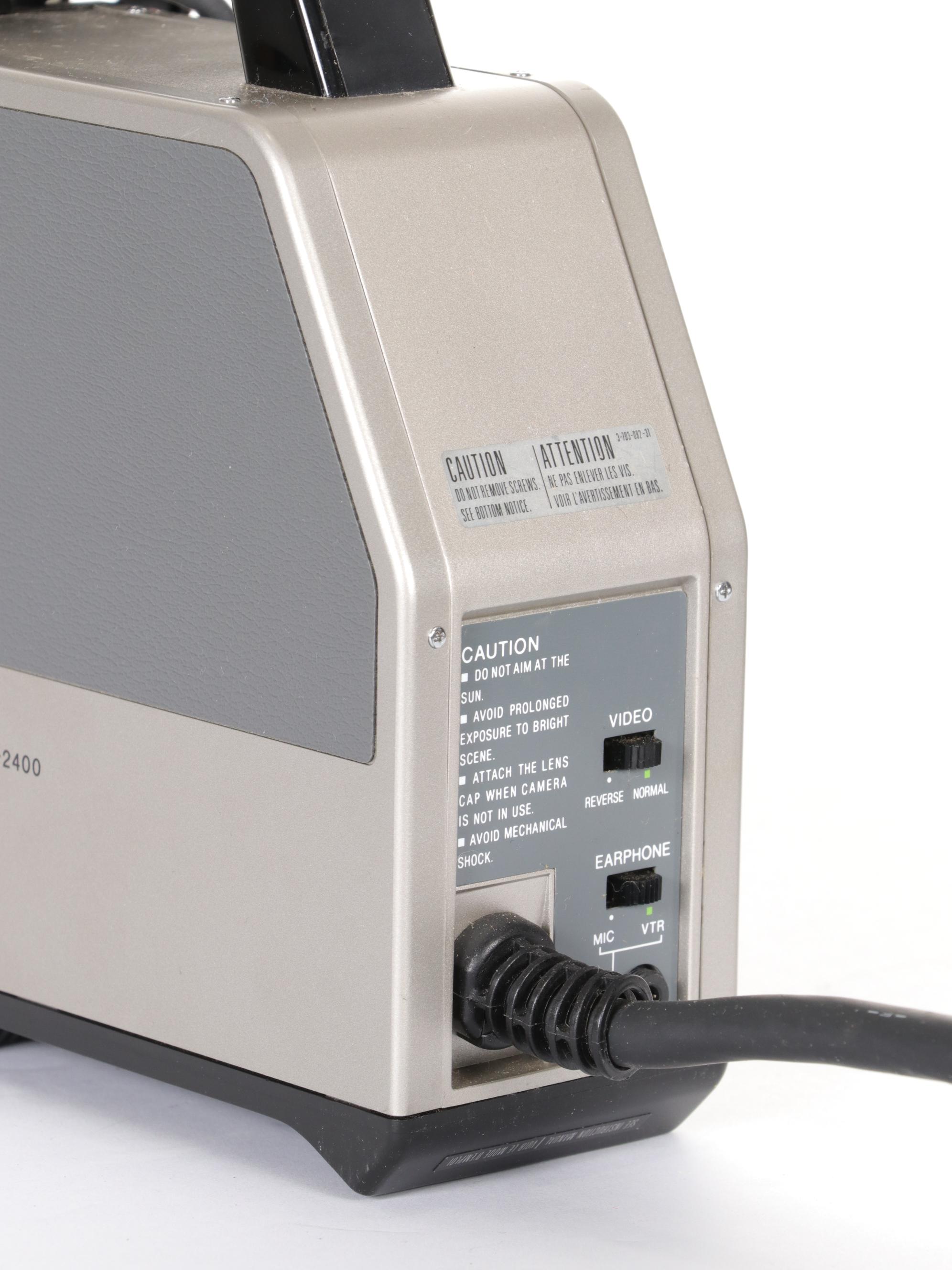 Bell & Howell Filmosonic 600KZ Projector and Sony 2400 Home Video Camera