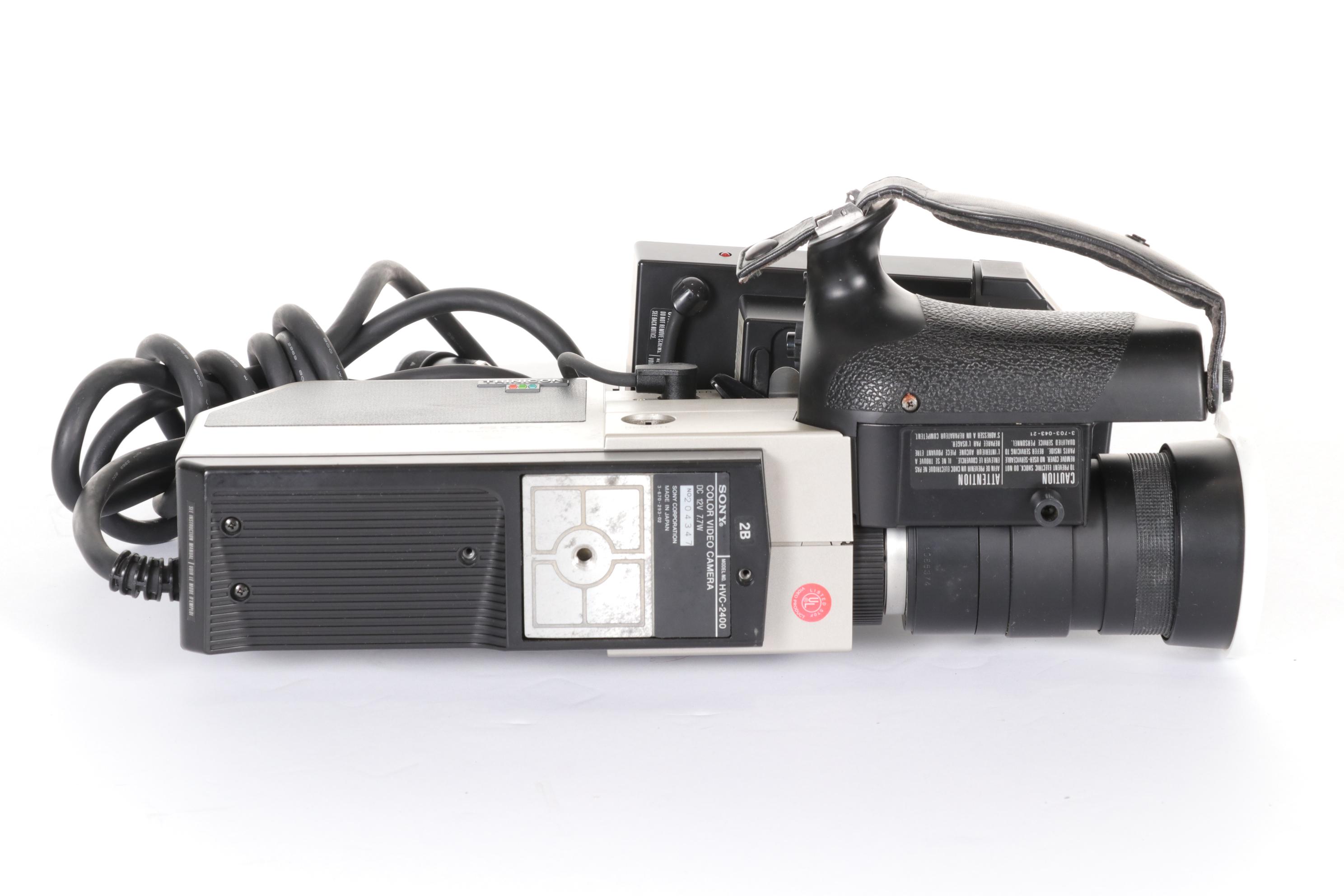Bell & Howell Filmosonic 600KZ Projector and Sony 2400 Home Video Camera