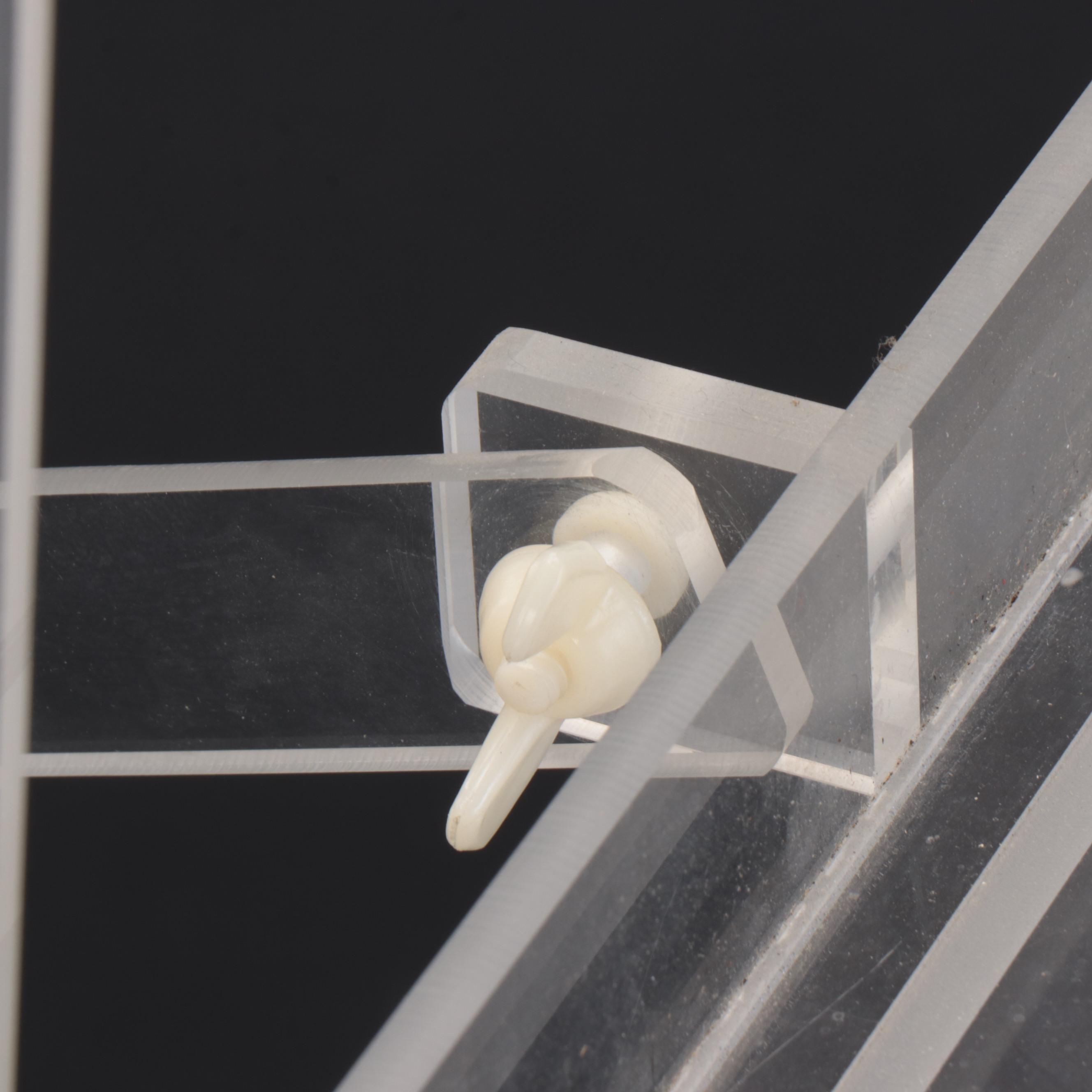 Mid Century Modern Acrylic Floor Standing Artist's Easel