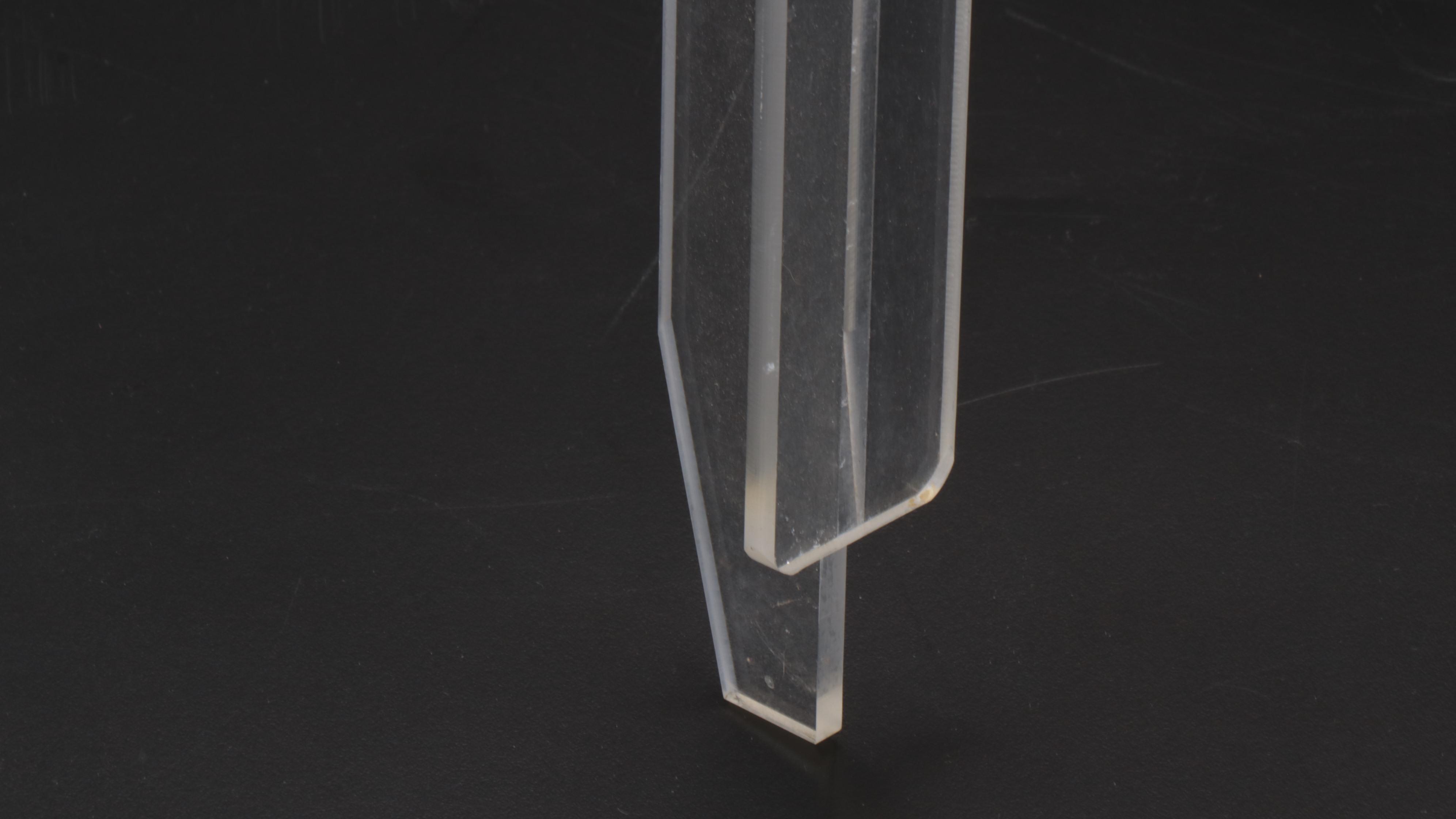 Mid Century Modern Acrylic Floor Standing Artist's Easel