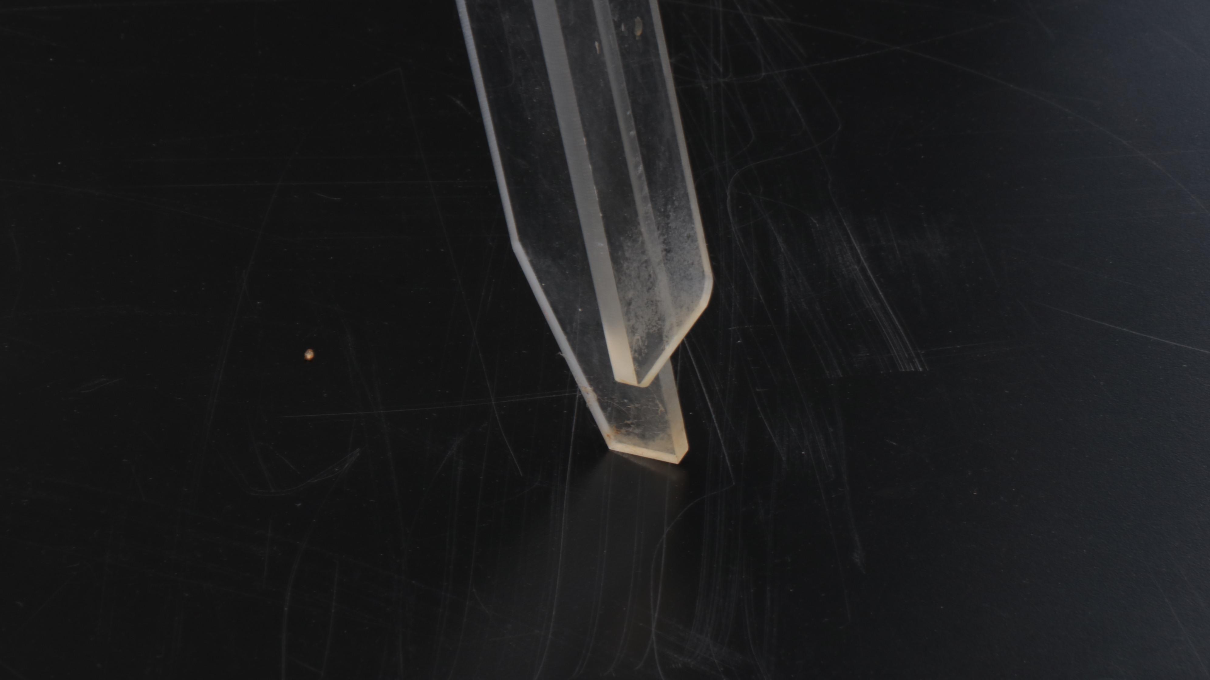 Mid Century Modern Acrylic Floor Standing Artist's Easel