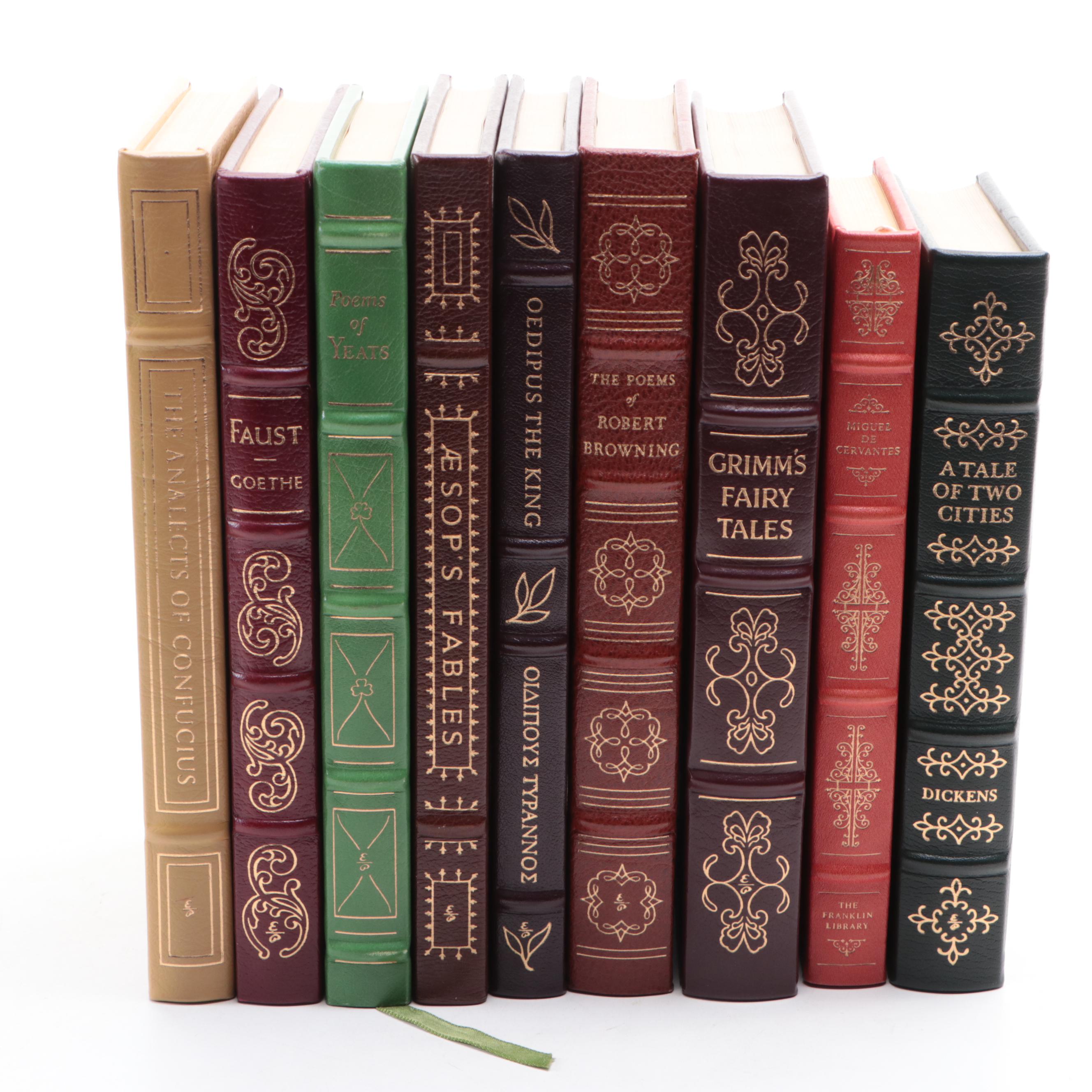 Easton Press "A Tale of Two Cities," "Faust," and More Literary Classics